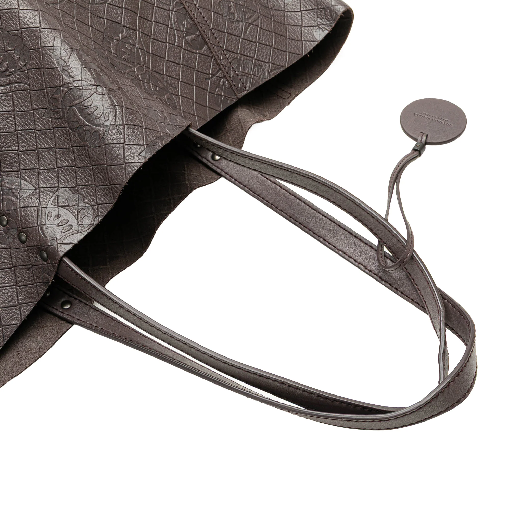 Bottega Veneta | Pre-Owned Leather Intrecciomirage Butterfly Tote | Brown/Dark Brown - Image 3