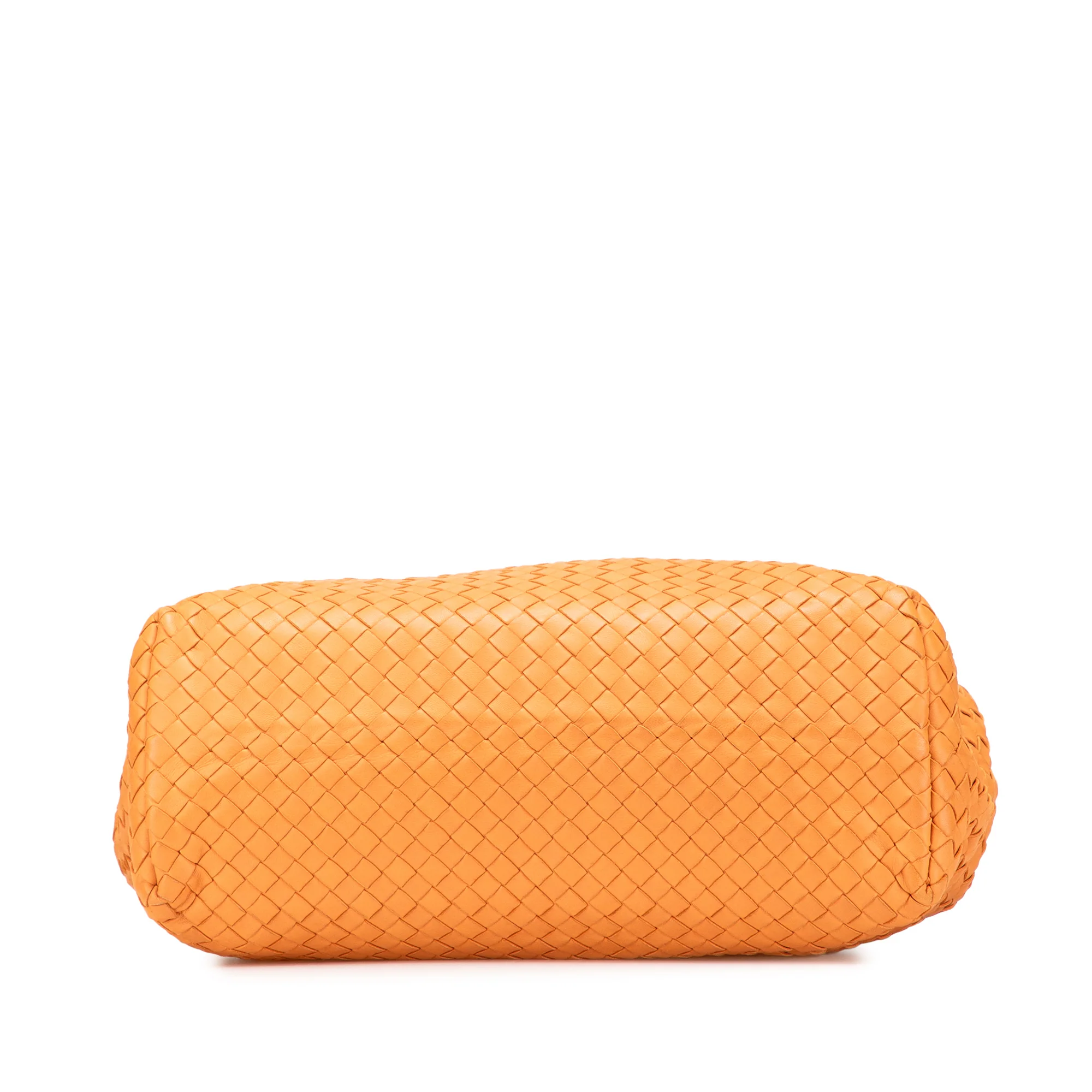 Bottega Veneta | Pre-Owned Medium Nappa Intrecciato Garda Tote | Orange/Light Orange - Image 6
