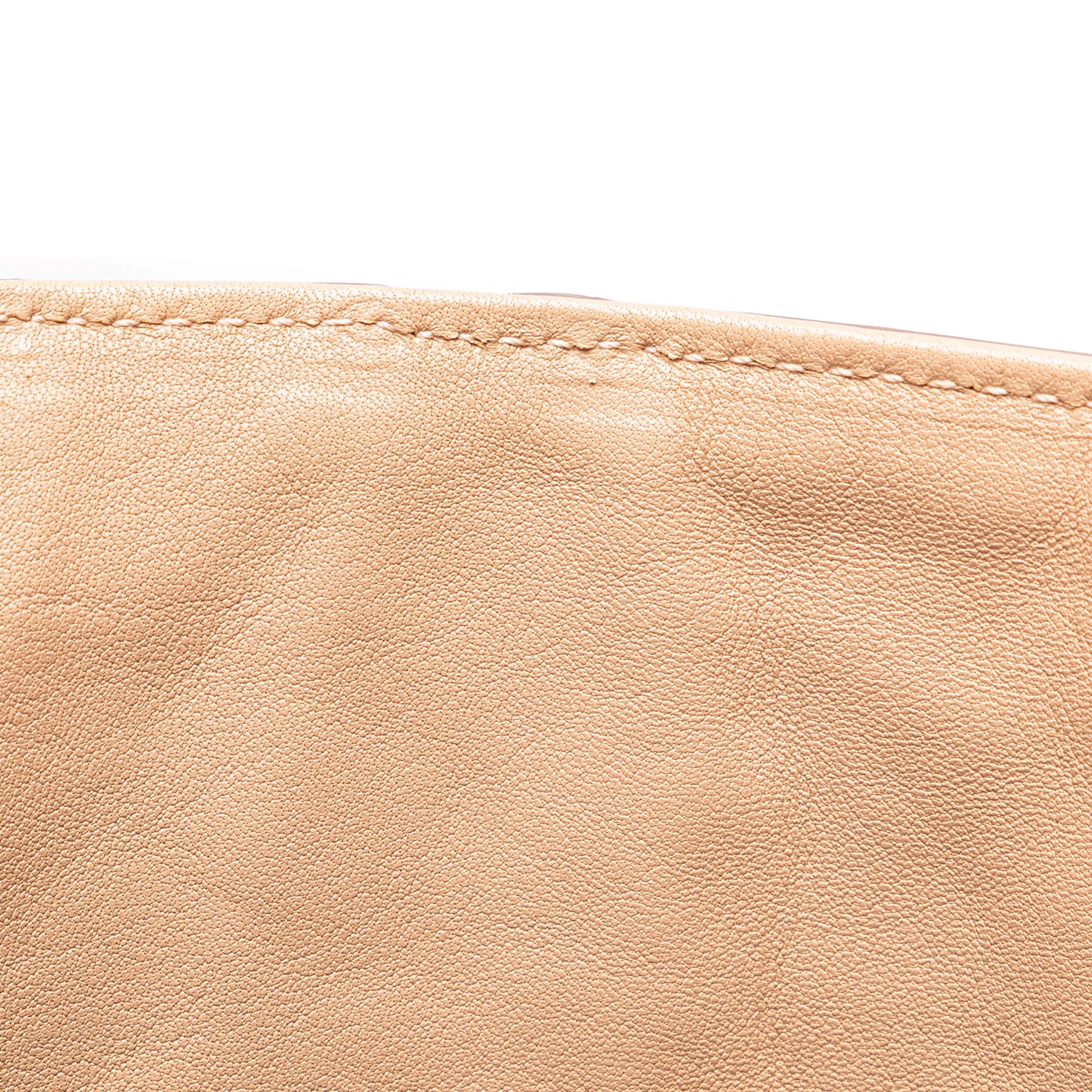 Bottega Veneta | Pre-Owned Medium Nappa Intrecciato Glimmer Tote | Pink - Image 2