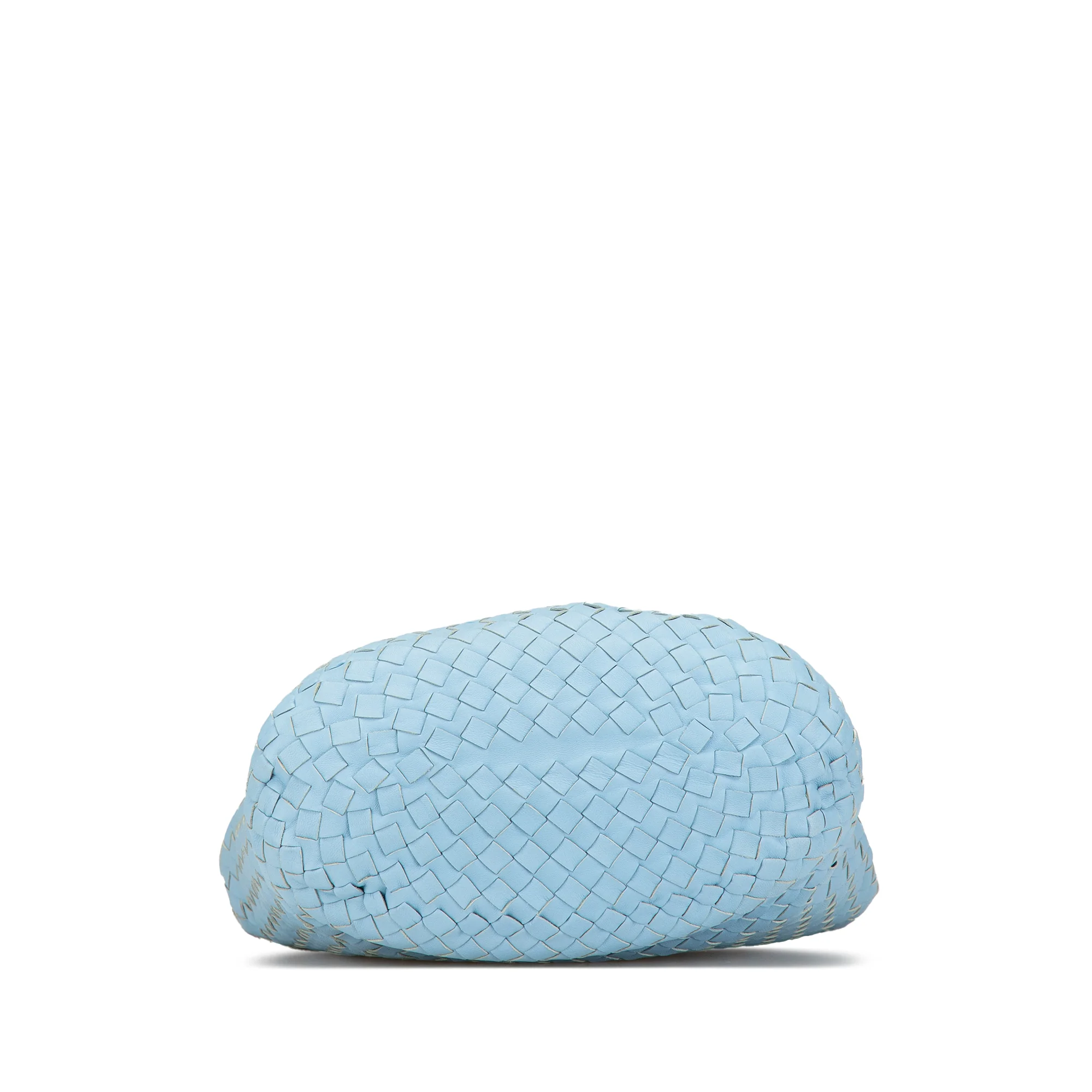 Bottega Veneta | Pre-Owned Nappa Intrecciato Bucket Bag | Blue/Light Blue - Image 4