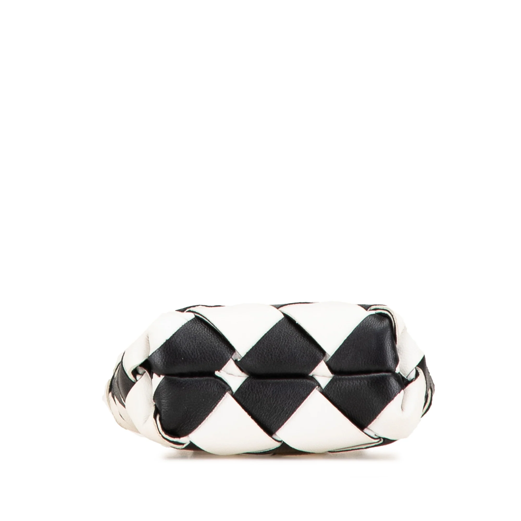 Bottega Veneta | Pre-Owned Nappa Intrecciato Maxi Cabat Bag Charm | Black - Image 3