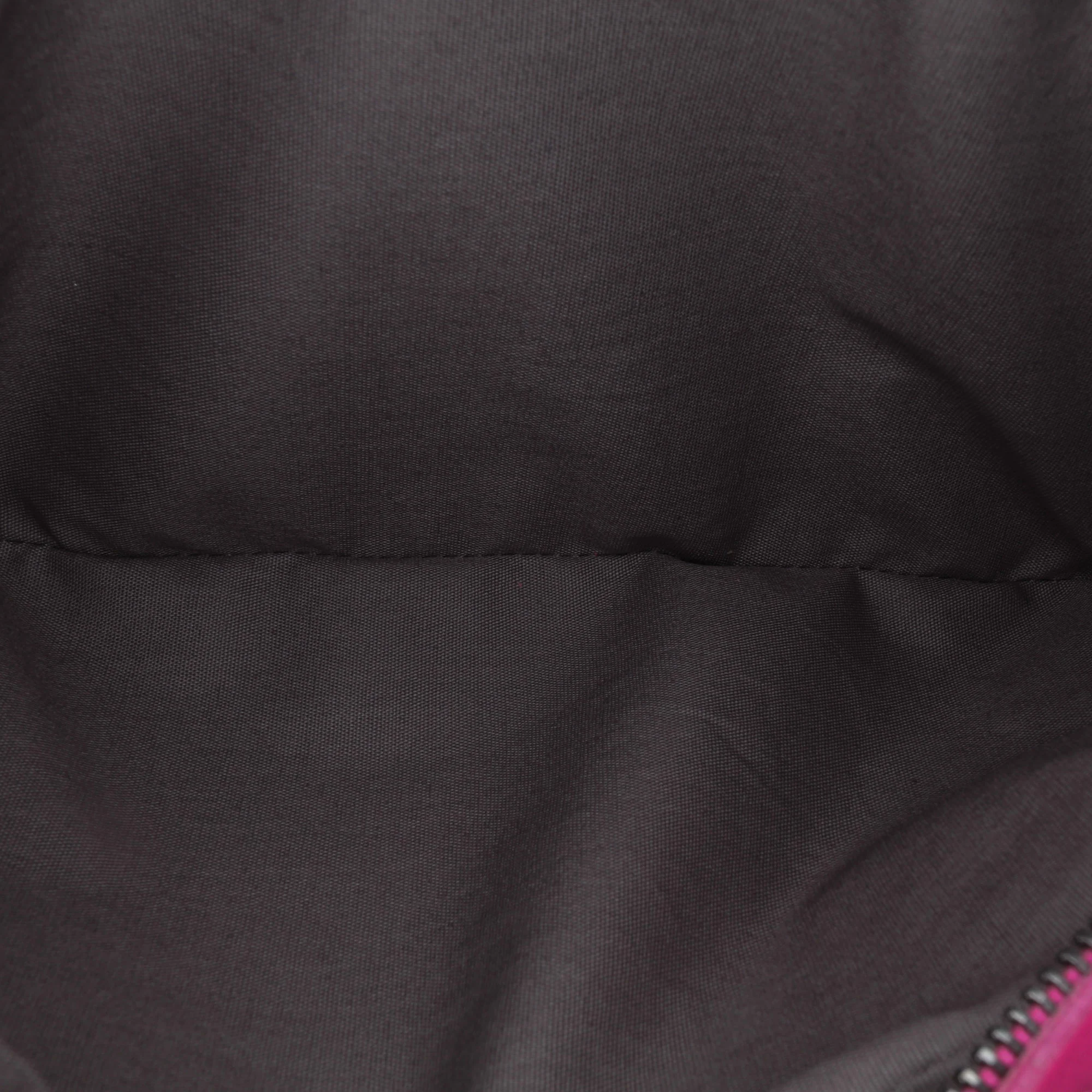Bottega Veneta | Pre-Owned Small Calfskin Intrecciomirage Embossed Butterfly Chain Crossbody | Pink/Dark Pink - Image 8