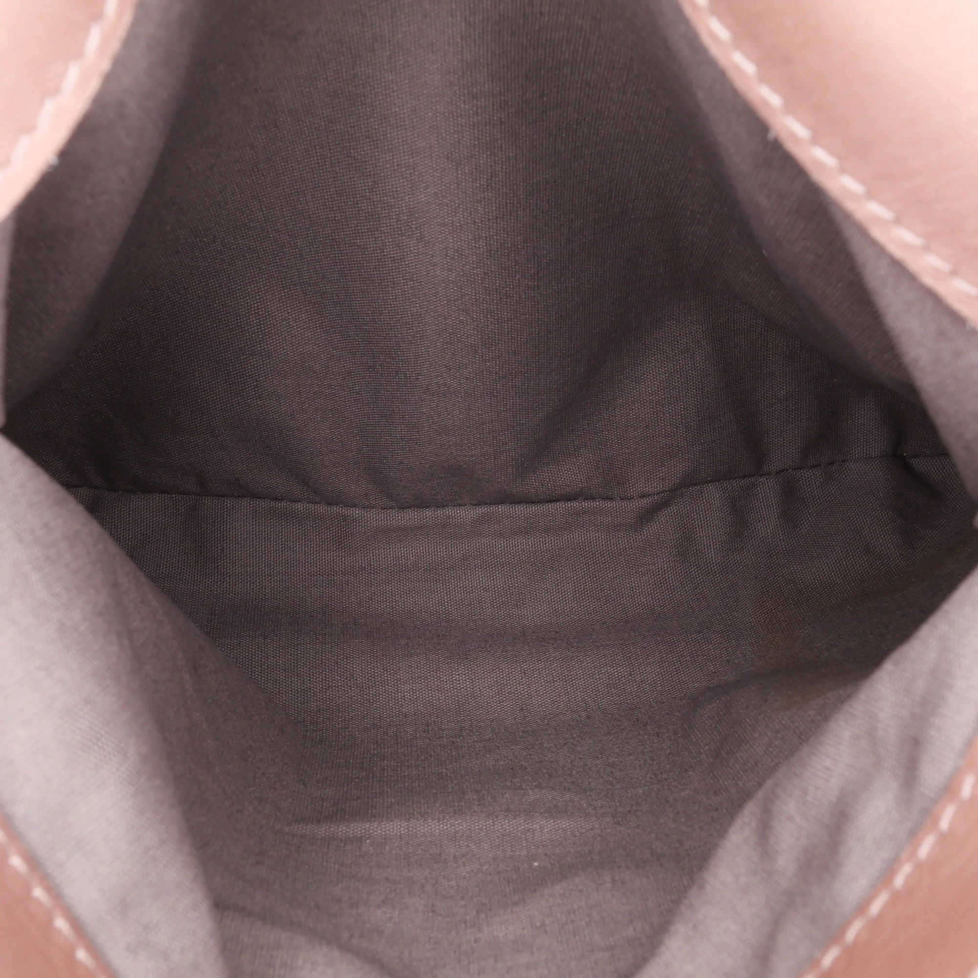 Bottega Veneta | Pre-Owned Small Calfskin Intrecciomirage Embossed Butterfly Chain Crossbody | Pink/Rose Gold - Image 8