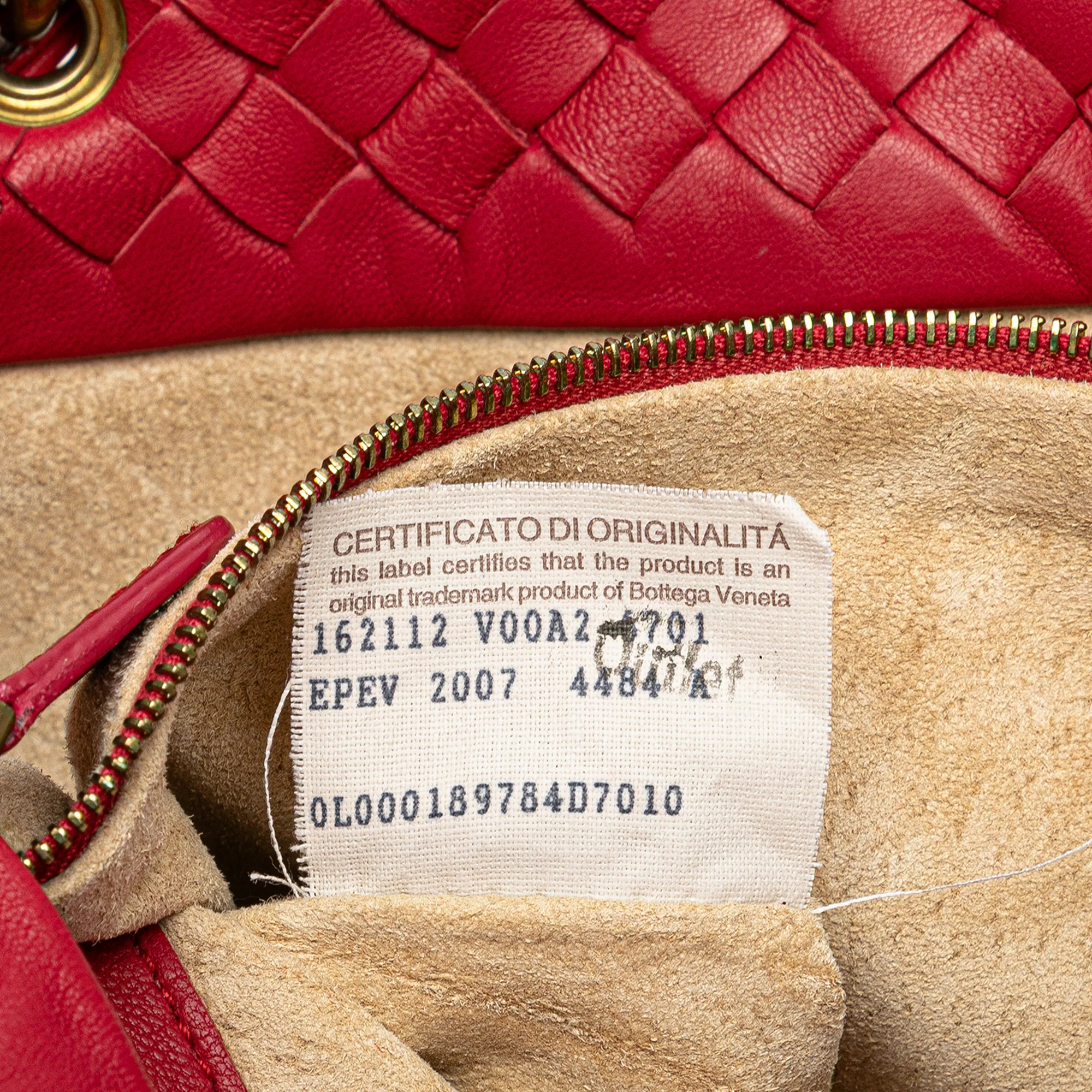 Bottega Veneta | Pre-Owned Small Nappa Intrecciato Capri | Red - Image 9