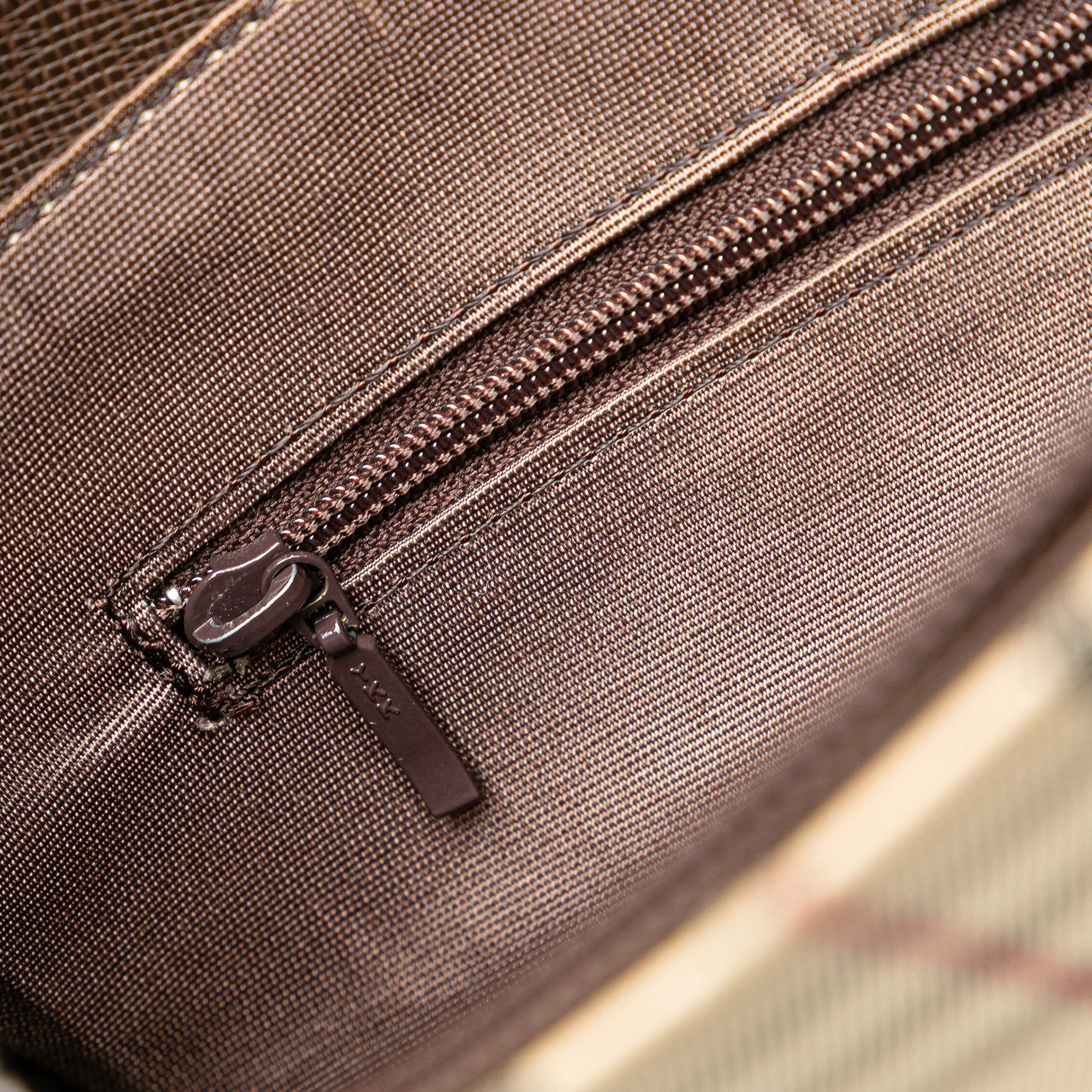 Burberry | Pre-Owned House Check Canvas Tote | Beige - Image 9