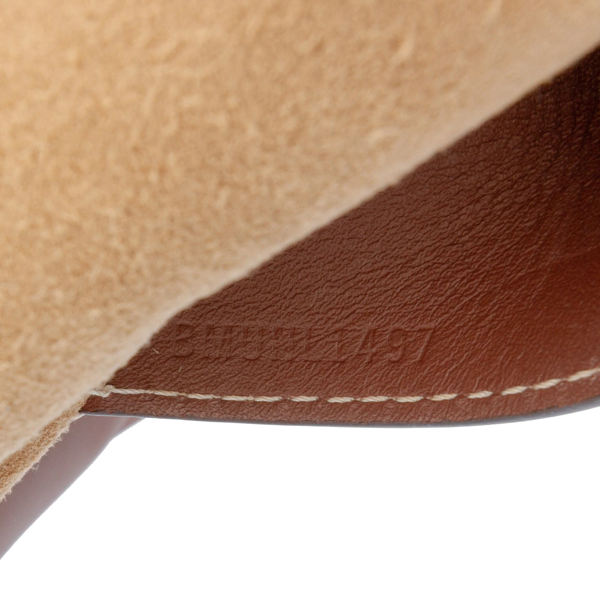 Burberry | Pre-Owned Medium Calfskin Soft Pocket Satchel | Brown - Image 8