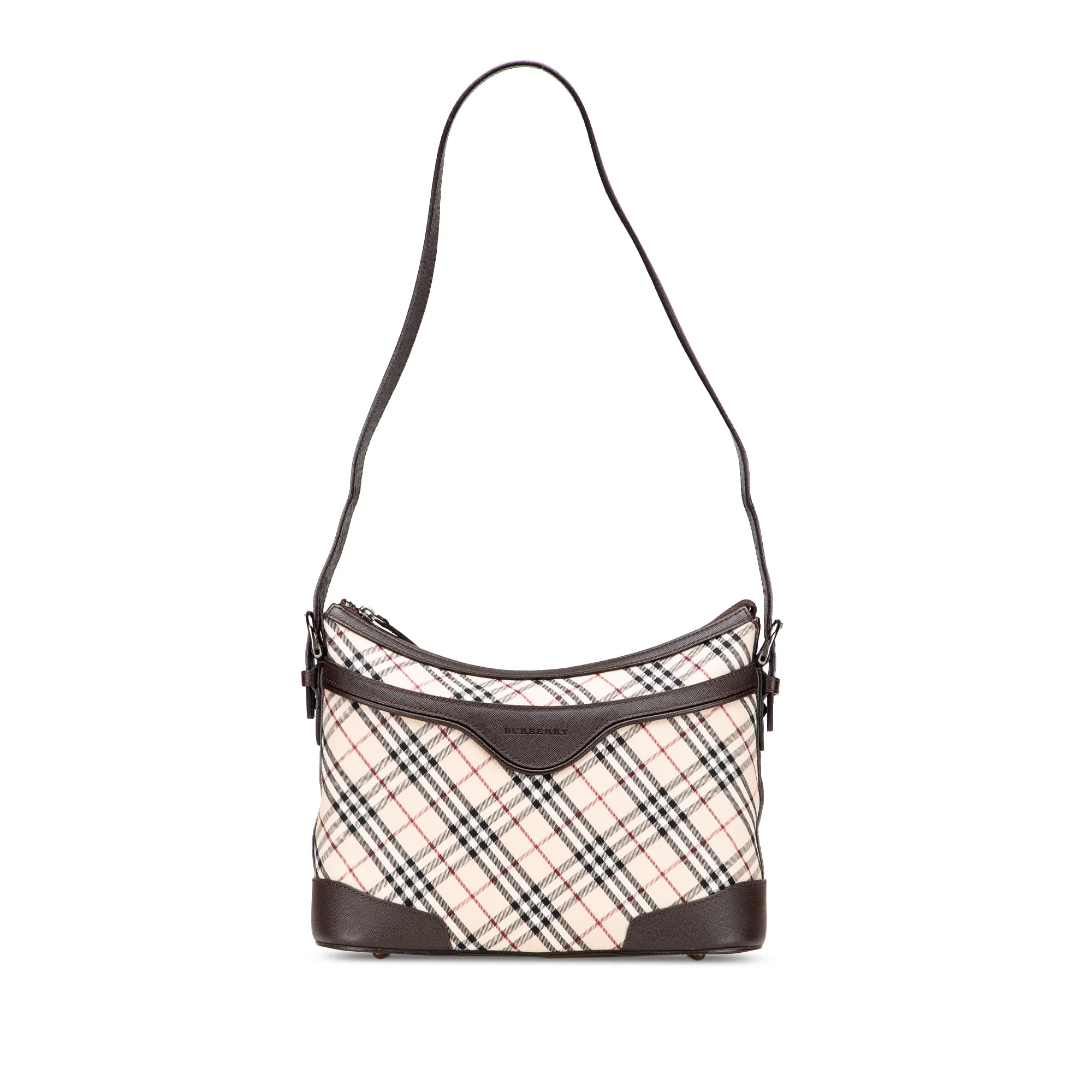 Burberry | Pre-Owned Nova Check Canvas Shoulder Bag - I | Beige