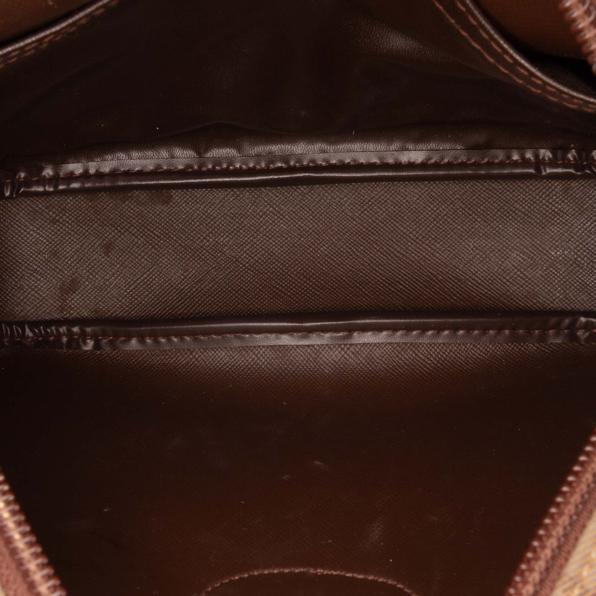 Burberry | Pre-Owned Vintage Check Canvas Clutch - II | Brown/Light Brown - Image 4