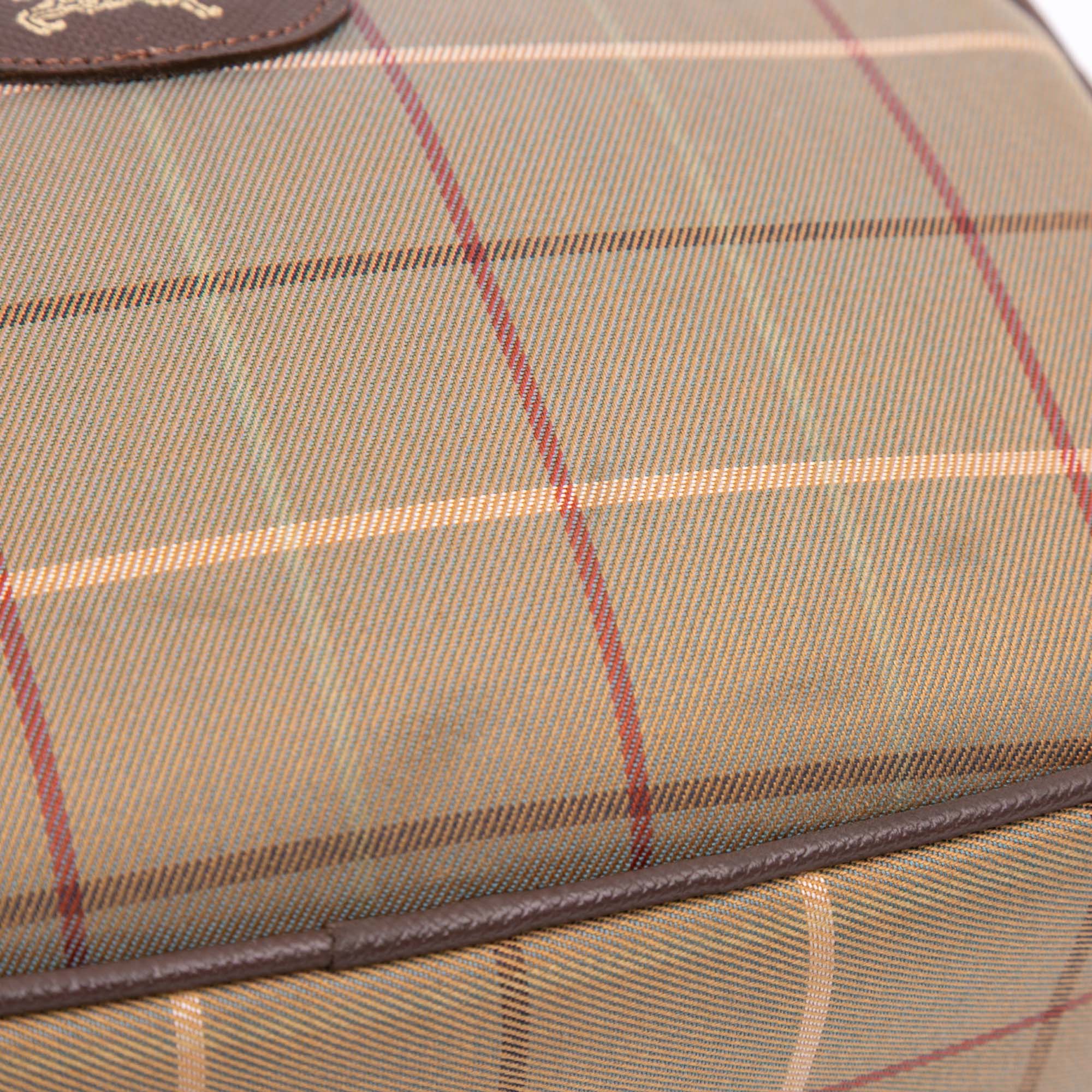 Burberry | Pre-Owned Vintage Check Canvas Clutch - II | Brown/Light Brown - Image 6