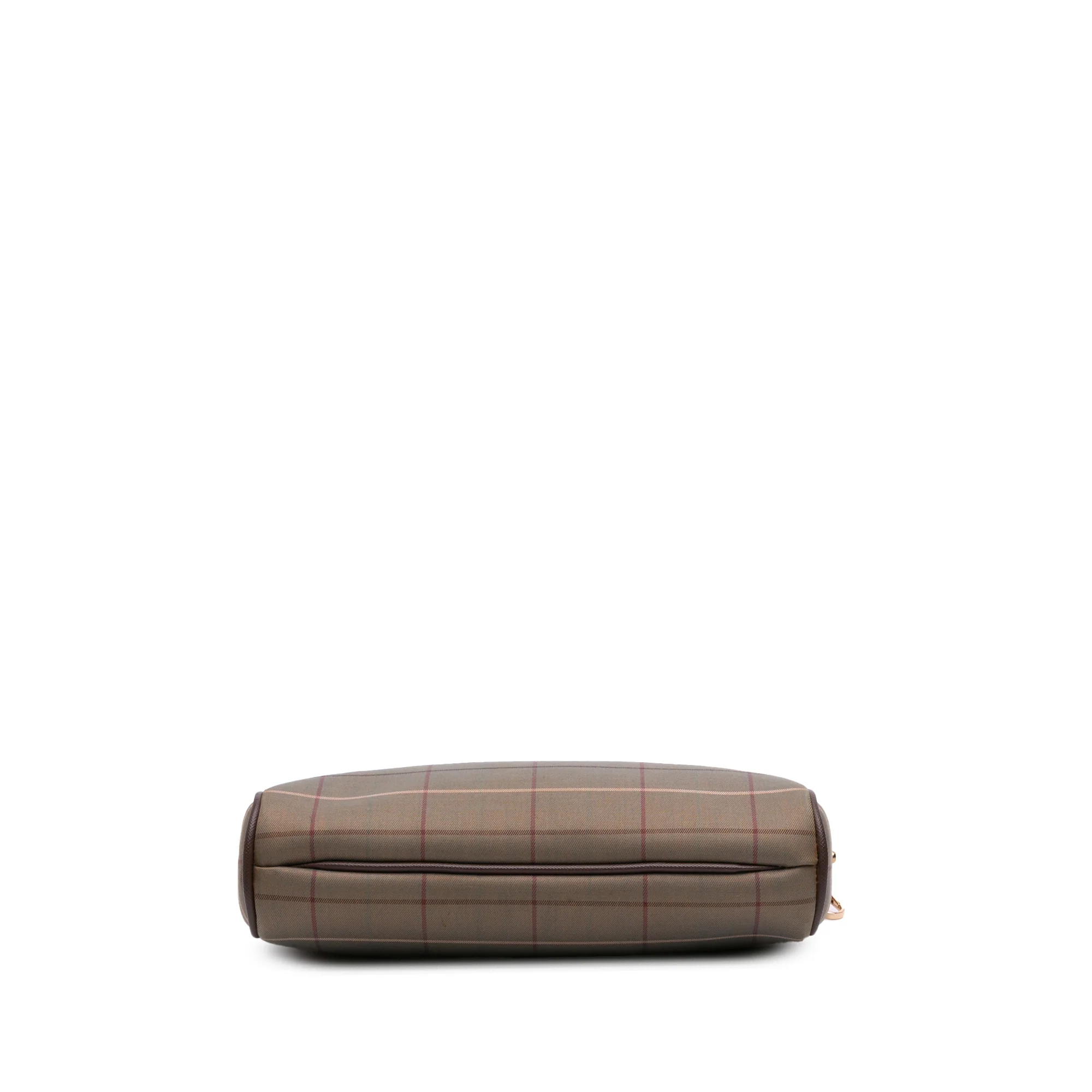 Burberry | Pre-Owned Vintage Check Canvas Satchel | Brown - Image 3