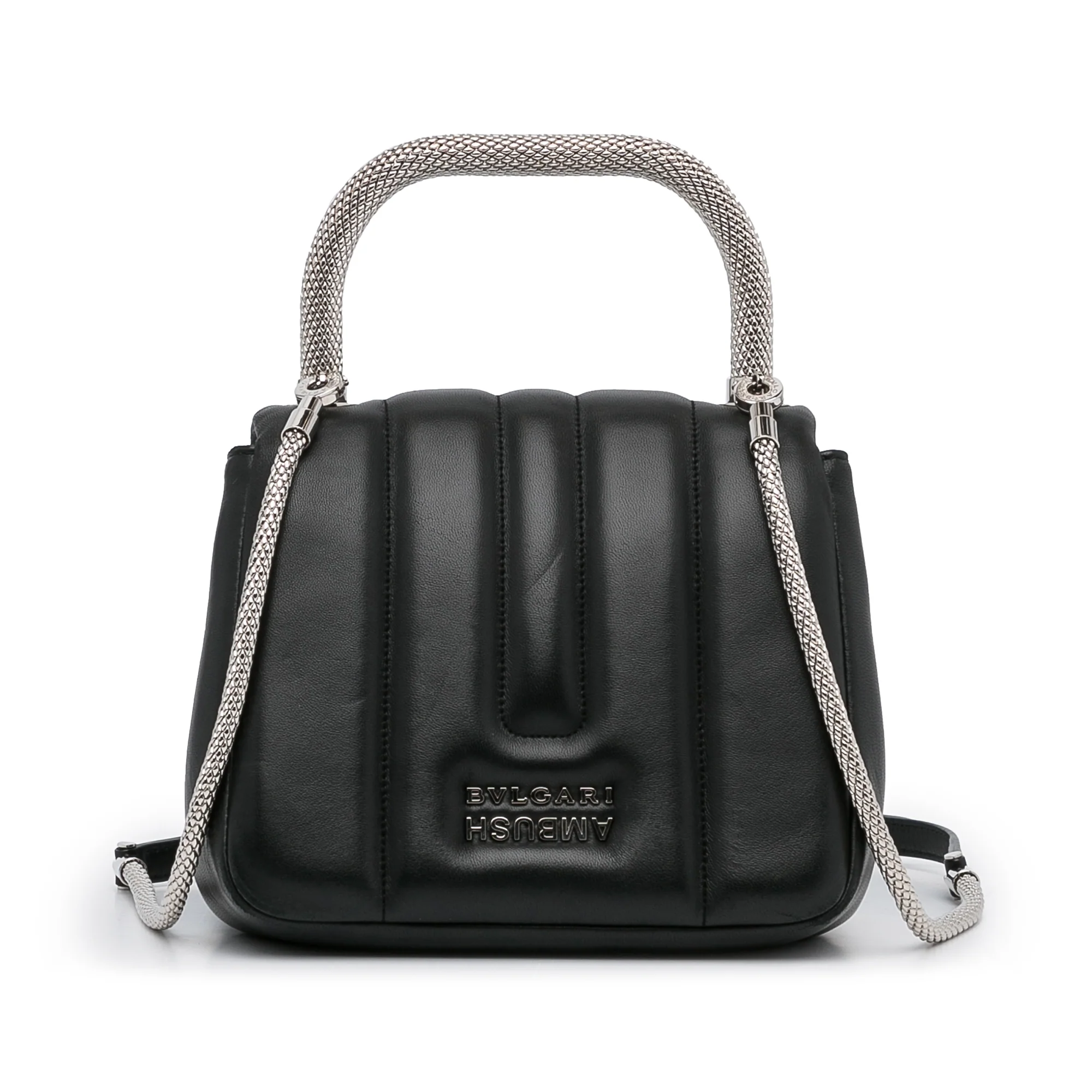 Bvlgari | Pre-Owned X Ambush Convertible Crossbody Bag | Blue/Navy - Image 4