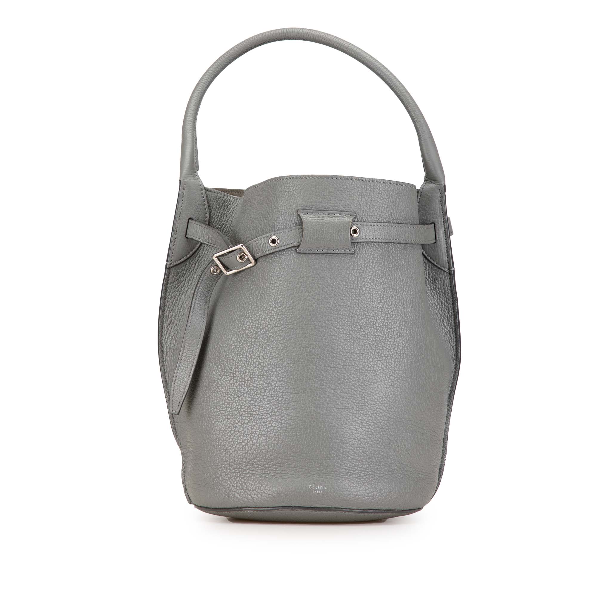 Celine | Pre-Owned Leather Big Bag Bucket - I | Beige