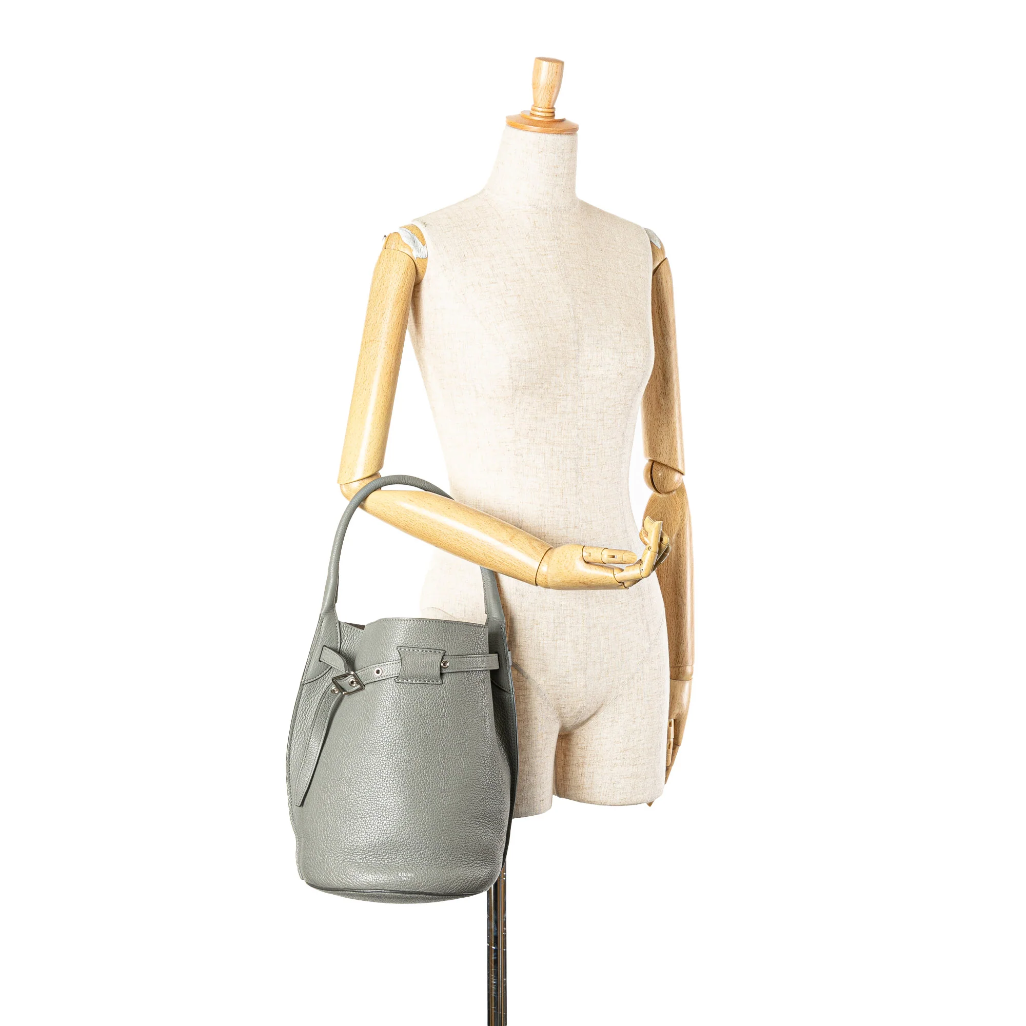 Celine | Pre-Owned Leather Big Bag Bucket - I | Beige - Image 5
