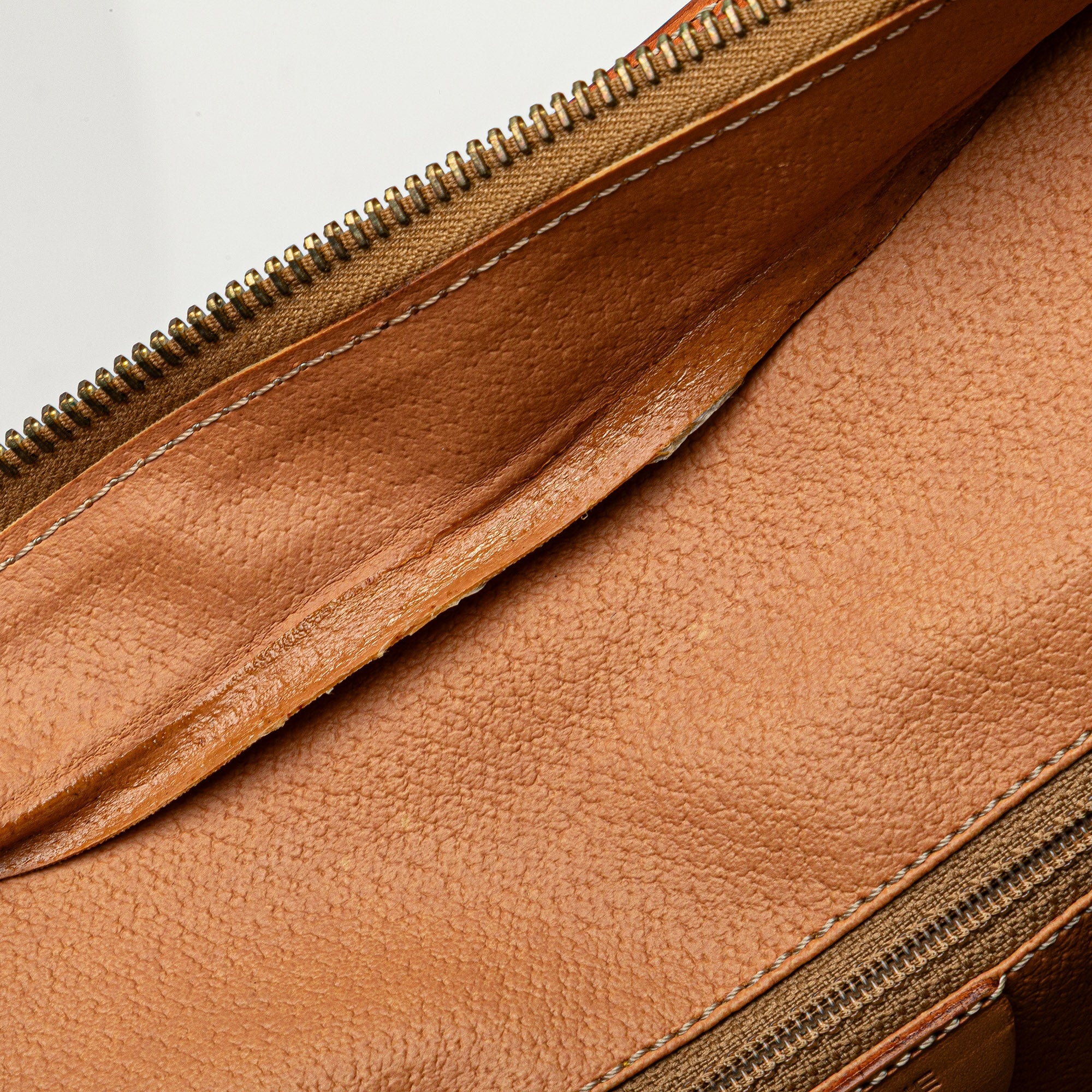 Celine | Pre-Owned Macadam Coated Canvas Handbag | Brown - Image 10