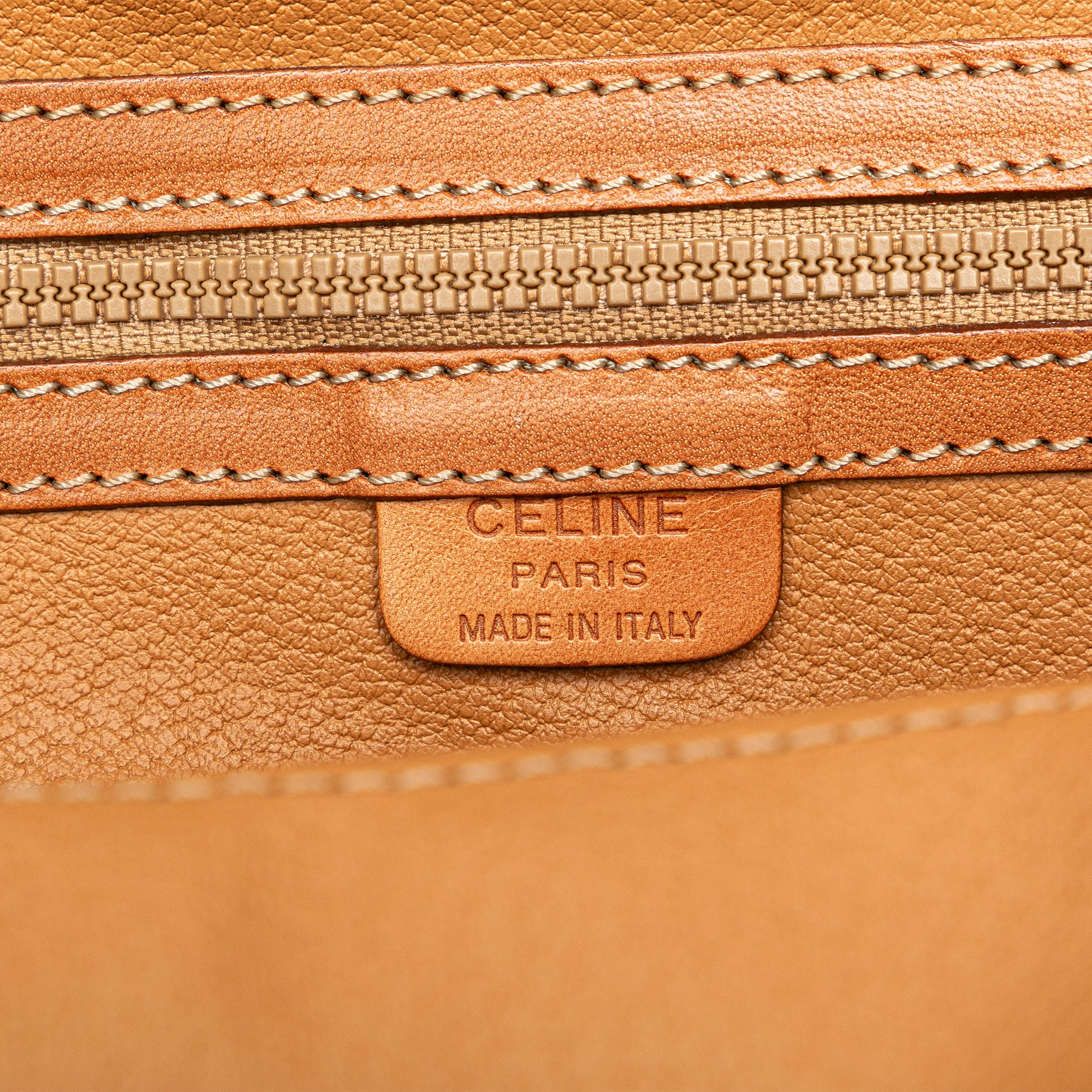 Celine | Pre-Owned Macadam Satchel | Brown - Image 11