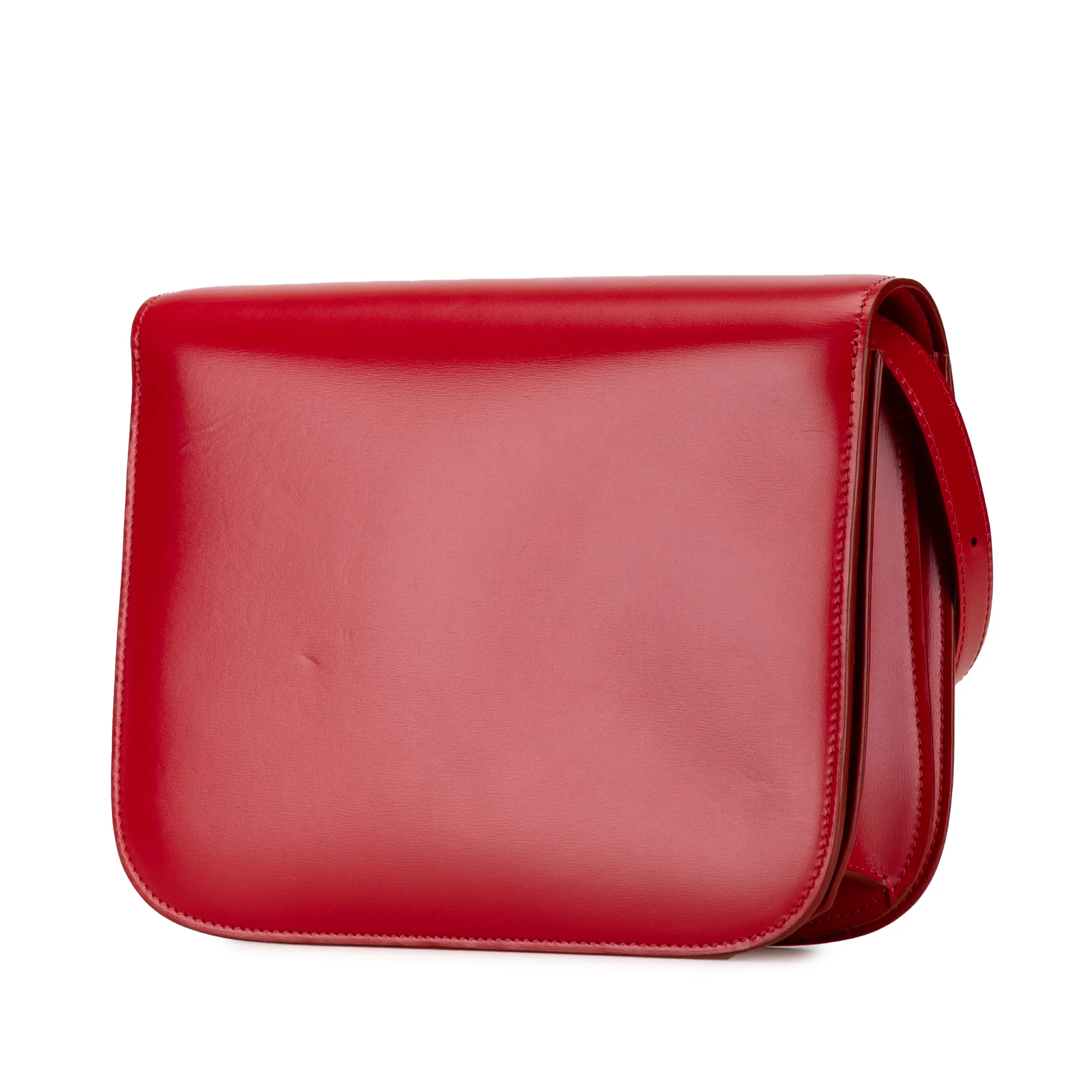 Celine | Pre-Owned Medium Calfskin Classic Box | Red - Image 3