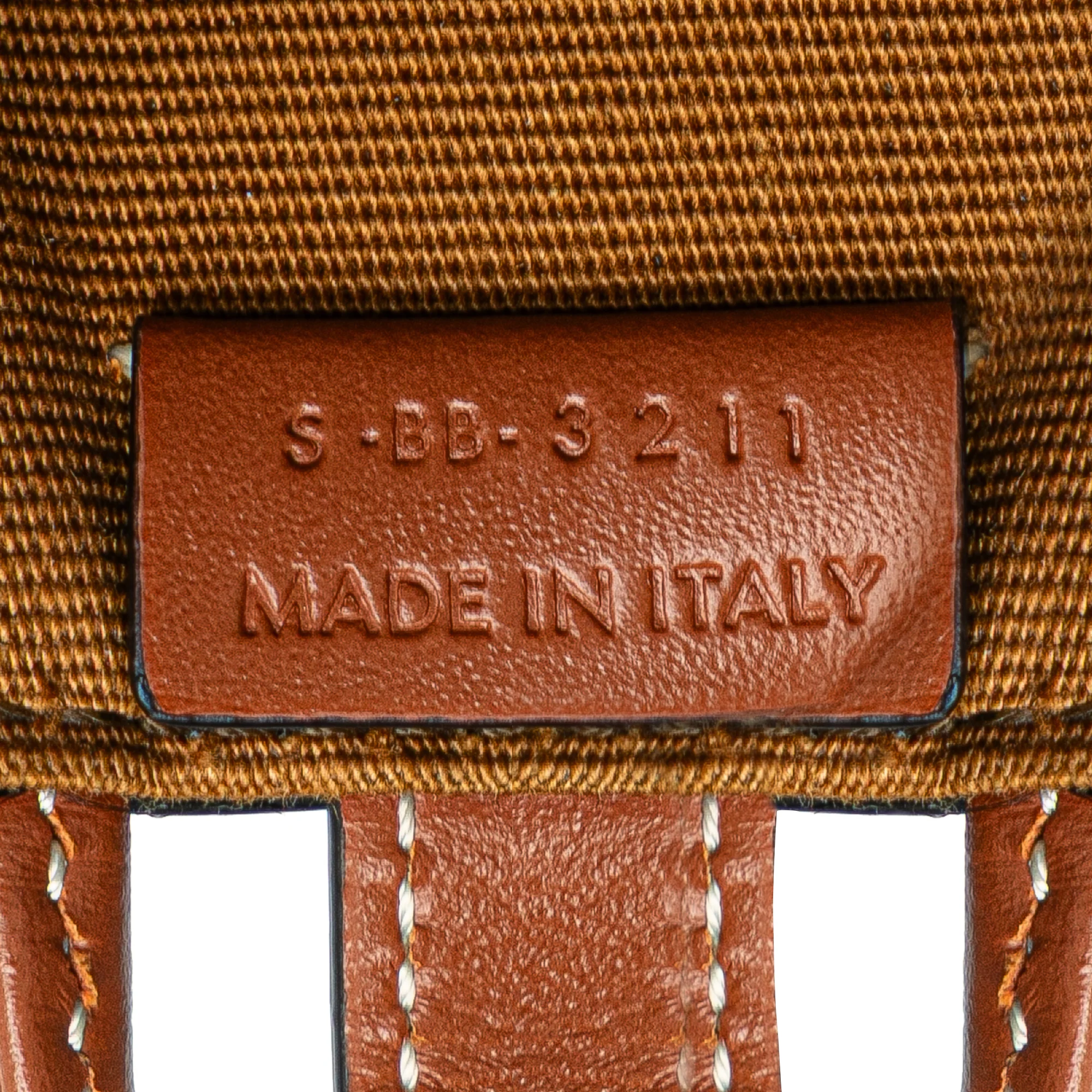 Celine | Pre-Owned Micro Triomphe Coated Canvas Vertical Cabas Bag Charm | Brown/Dark Brown - Image 9