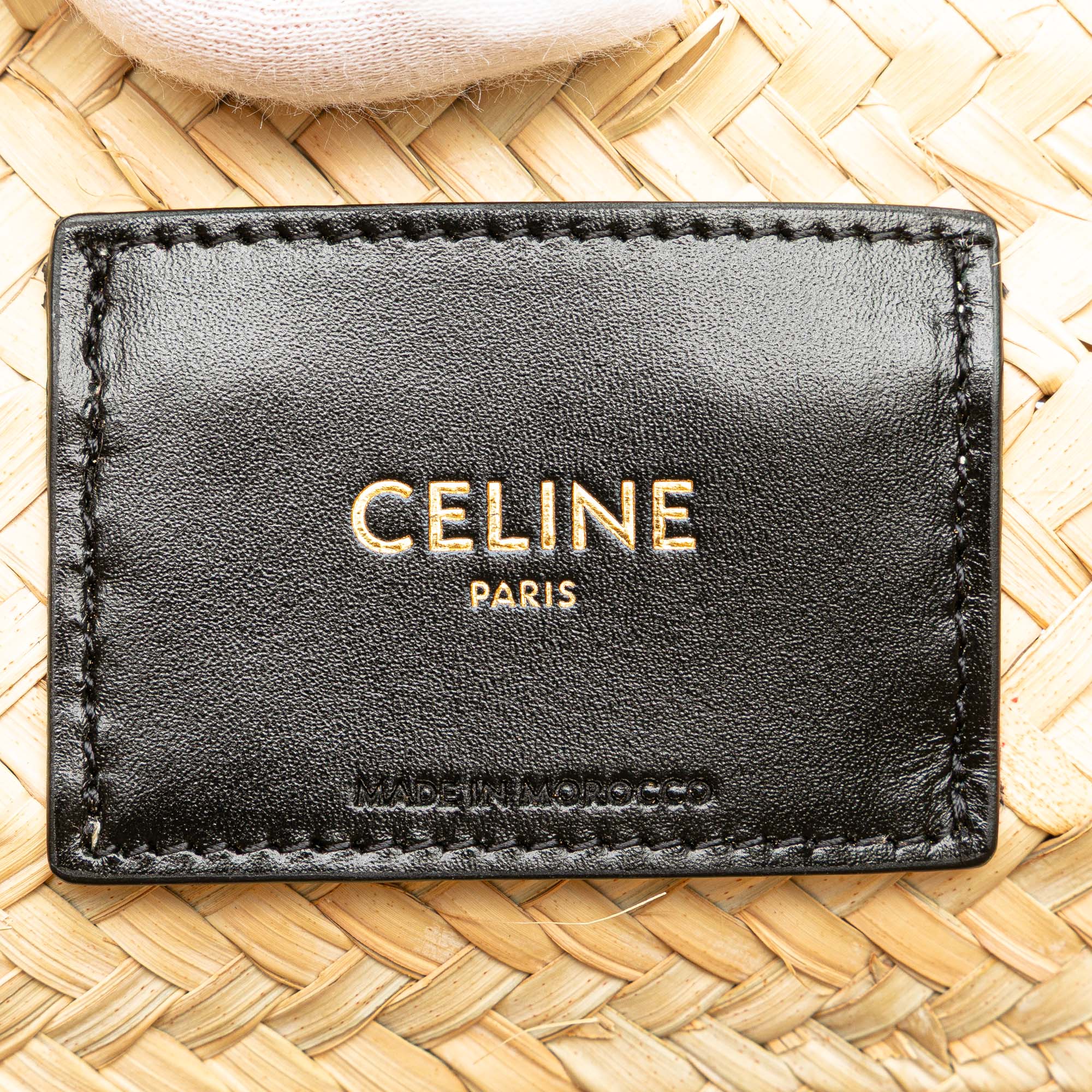 Celine | Pre-Owned Raffia Classic Panier Tote | Beige - Image 8