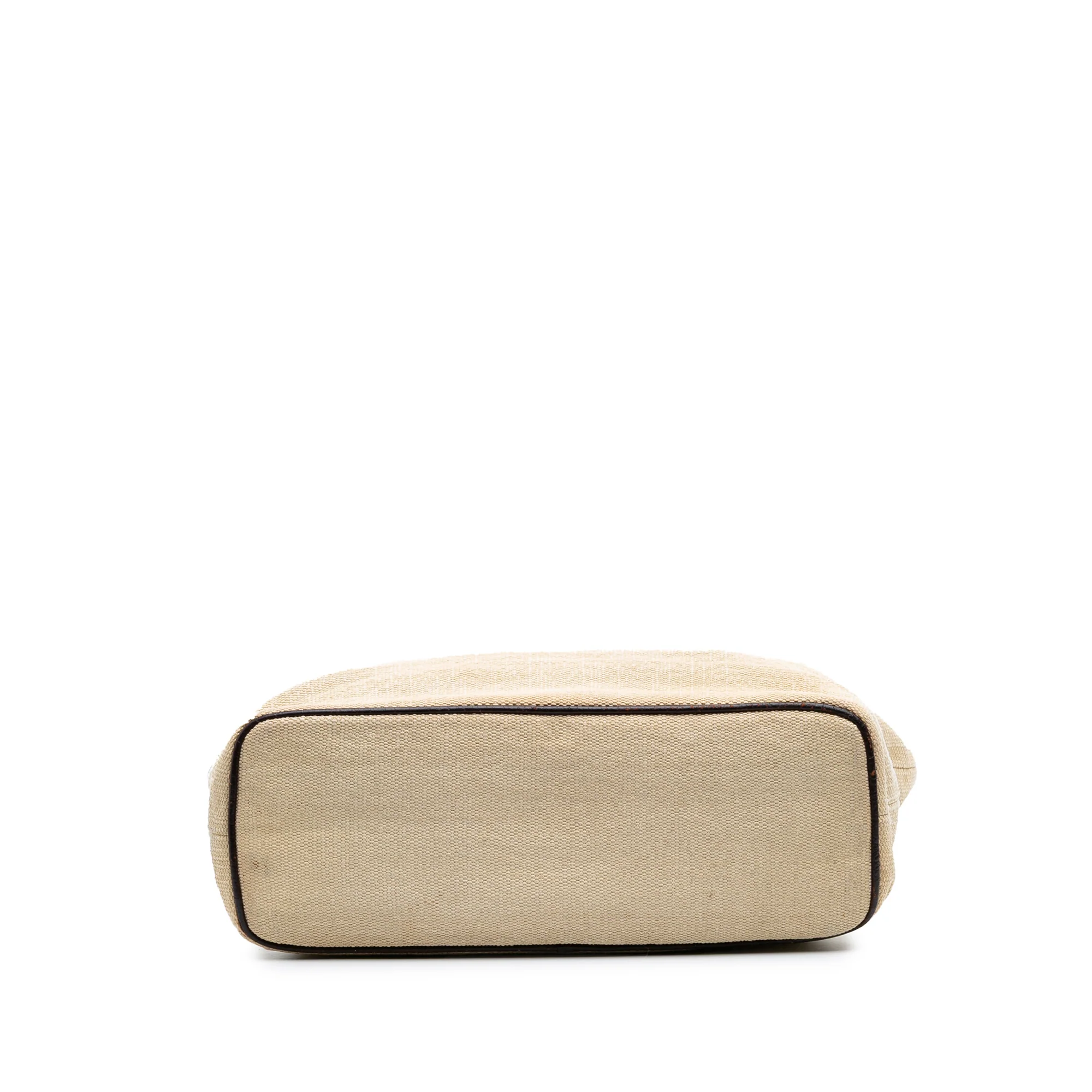 Celine | Pre-Owned Raffia Tote | Brown/Light Beige - Image 3