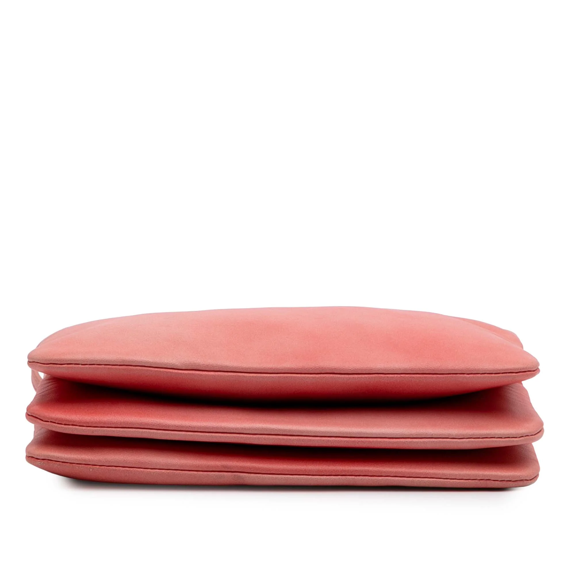 Celine | Pre-Owned Small Lambskin Trio Crossbody | Pink/Blush - Image 6