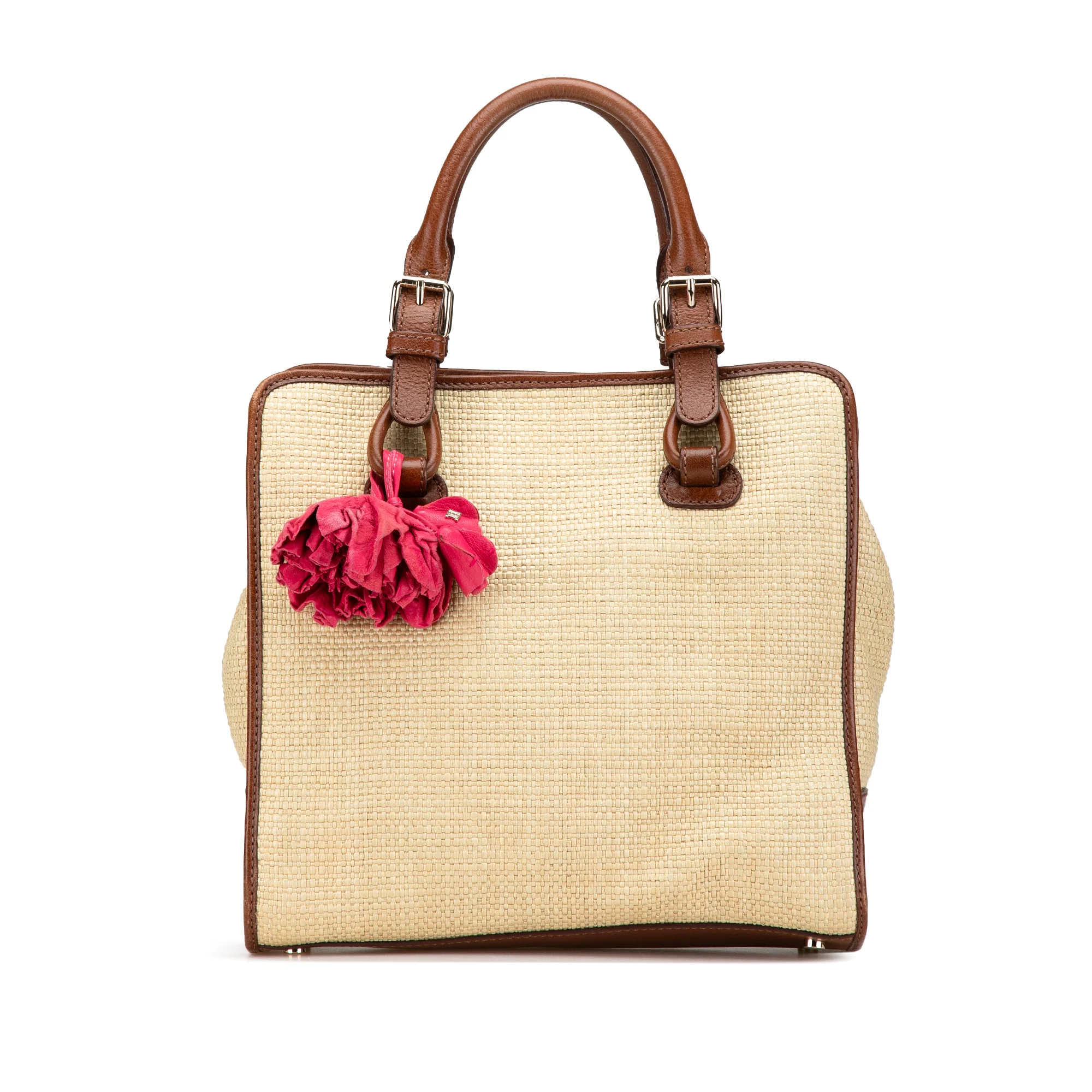 Celine | Pre-Owned Straw Handbag | Beige