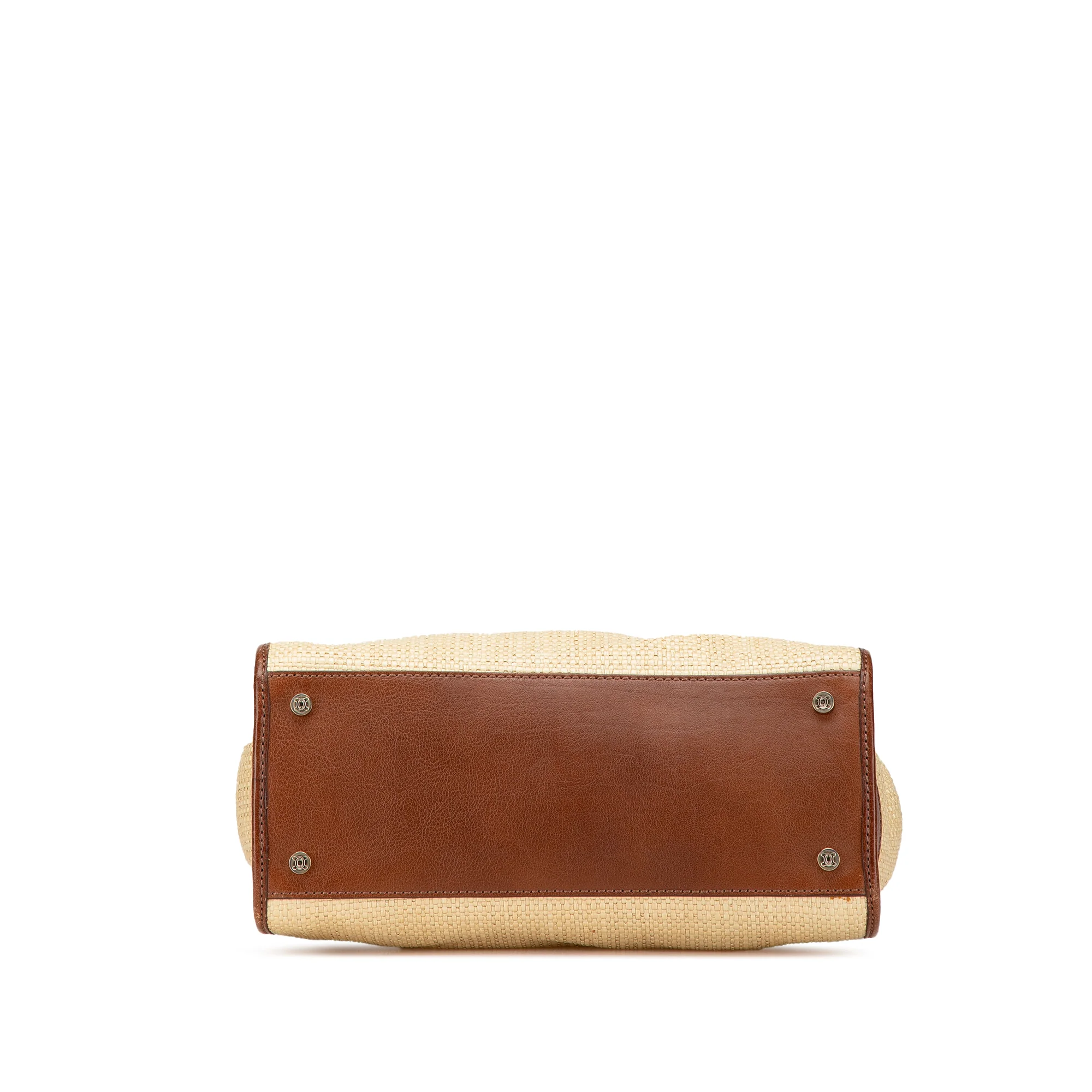 Celine | Pre-Owned Straw Handbag | Beige - Image 3