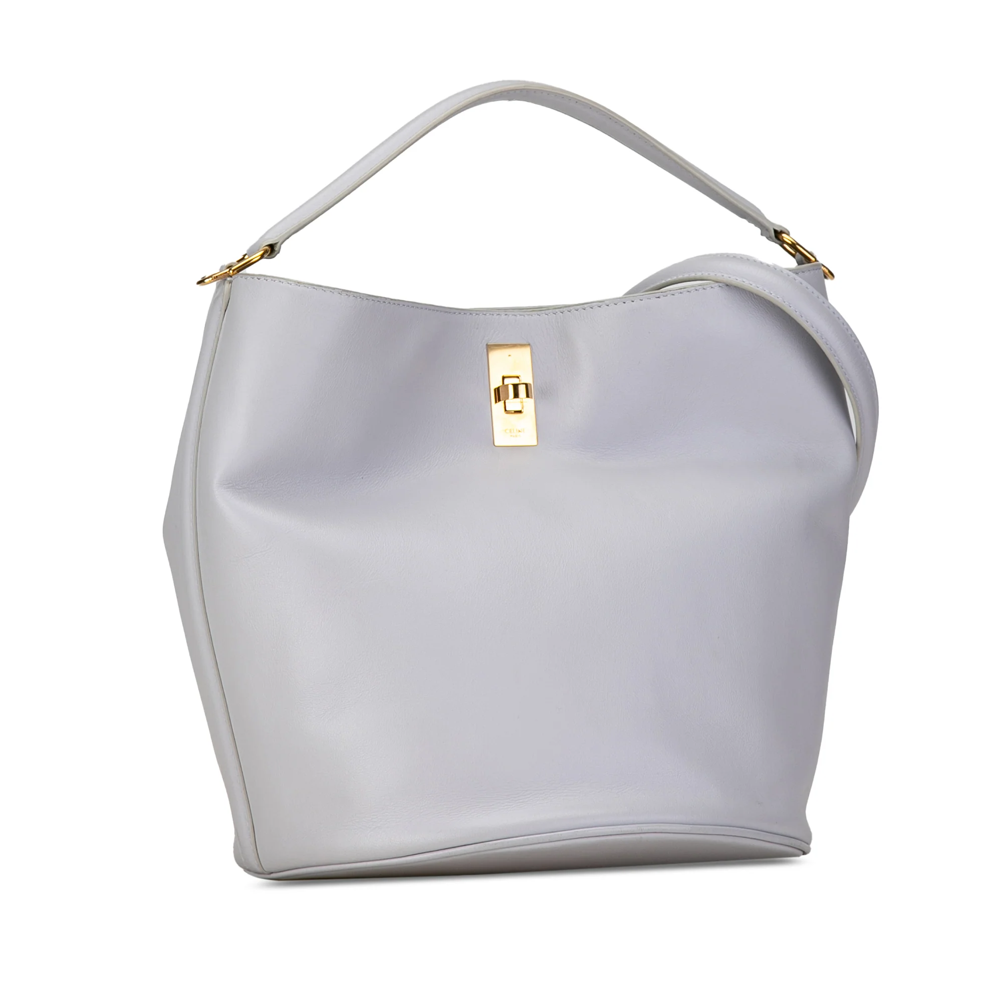 Celine | Pre-Owned Teen Bucket 16 | Blue/Light Blue - Image 4
