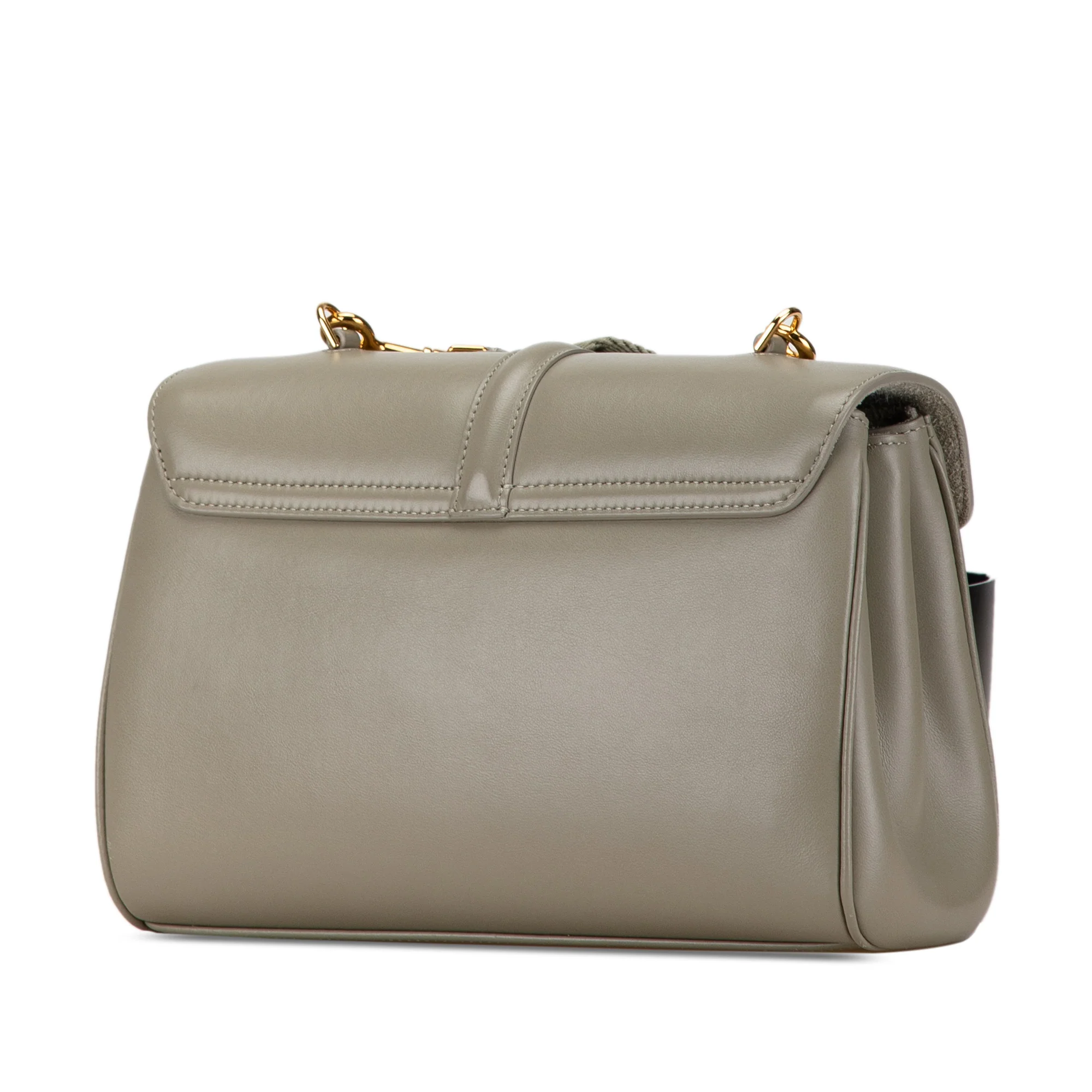 Celine | Pre-Owned Teen Smooth Calfskin Soft 16 Crossbody | Green/Light Green - Image 2
