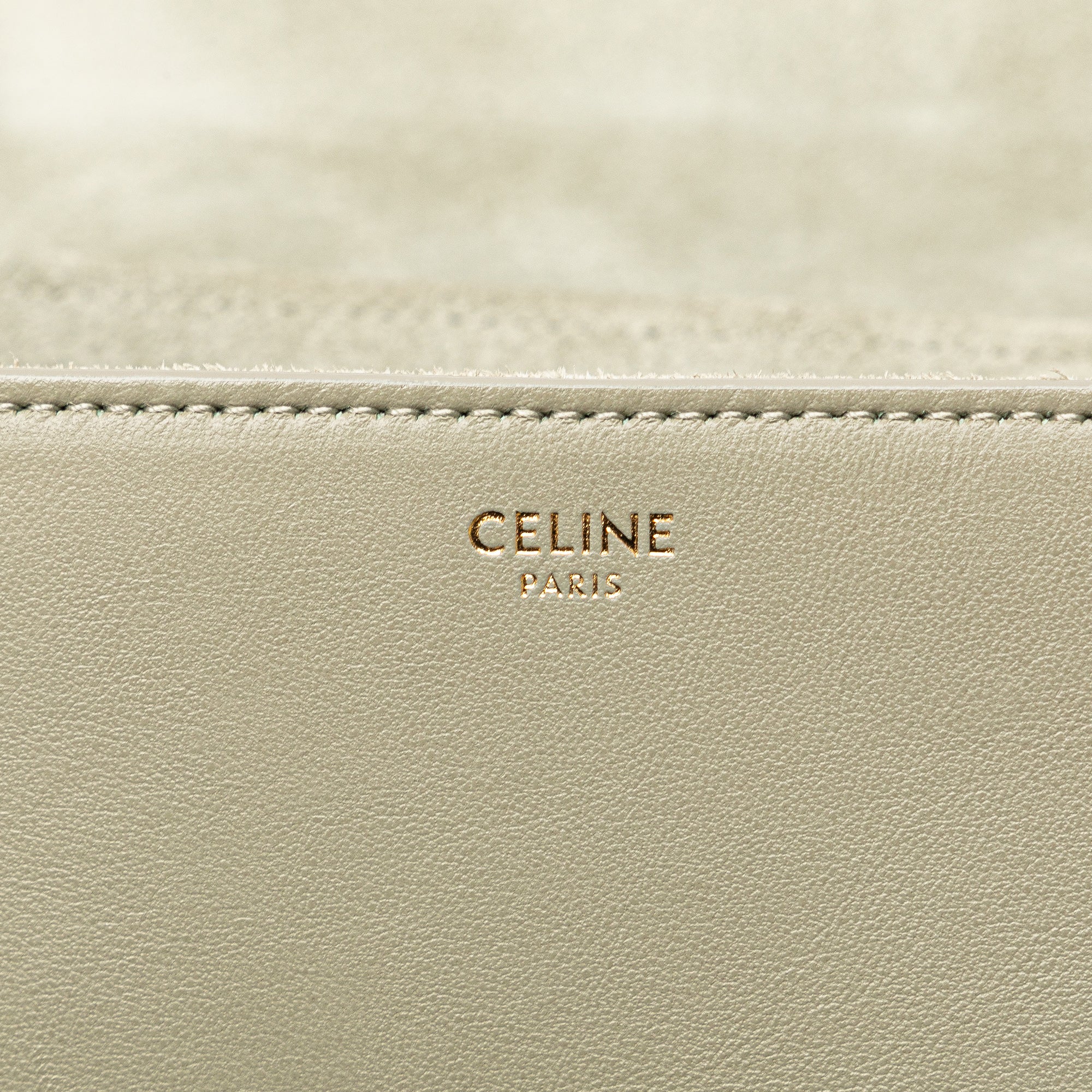 Celine | Pre-Owned Teen Smooth Calfskin Soft 16 Crossbody | Green/Light Green - Image 5