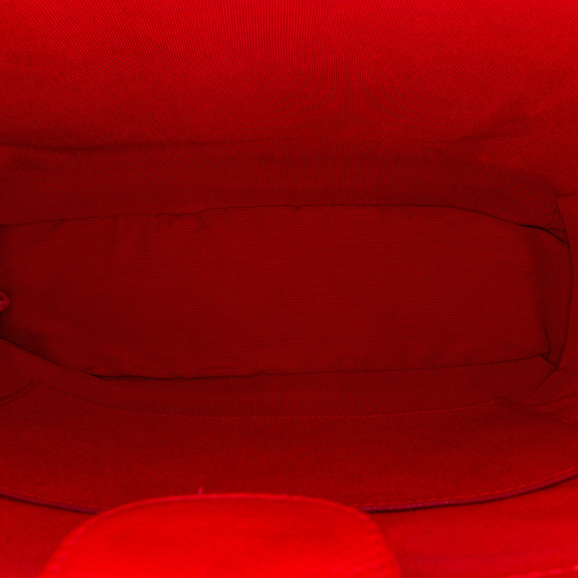 Chanel | Pre-Owned Caviar Petite Shopping Tote | Red - Image 6