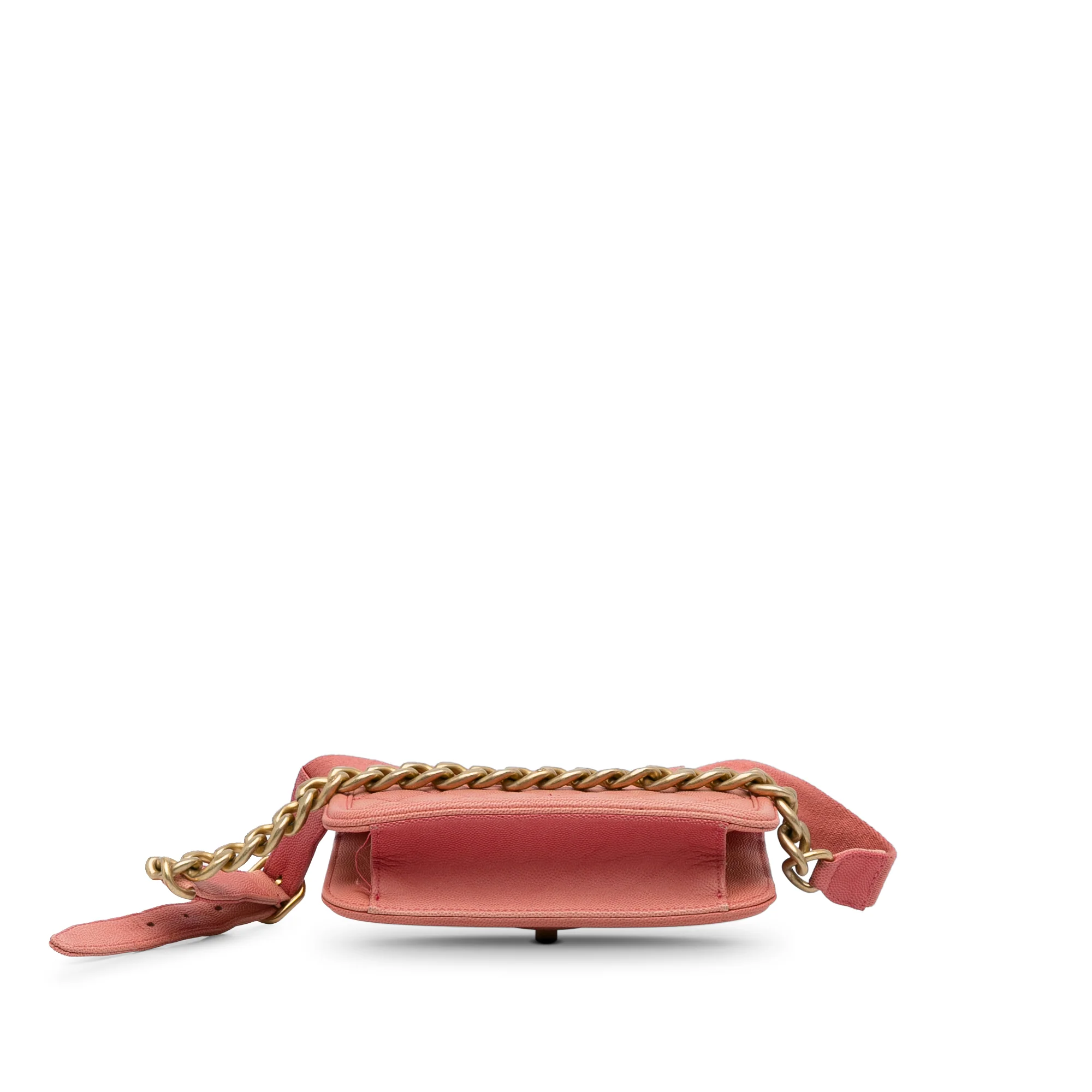 Chanel | Pre-Owned Caviar Sunset On The Sea Flap Belt Bag | Pink - Image 6