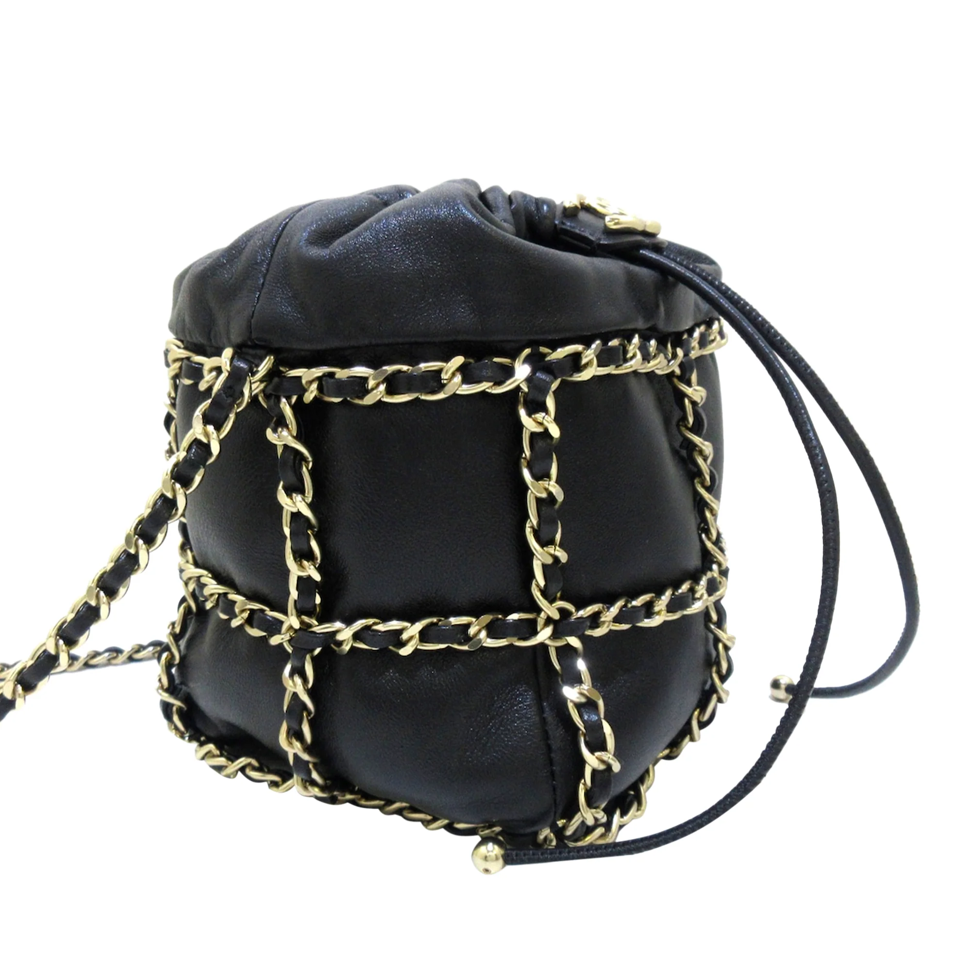 Chanel | Pre-Owned CC Bucket | Black - Image 8