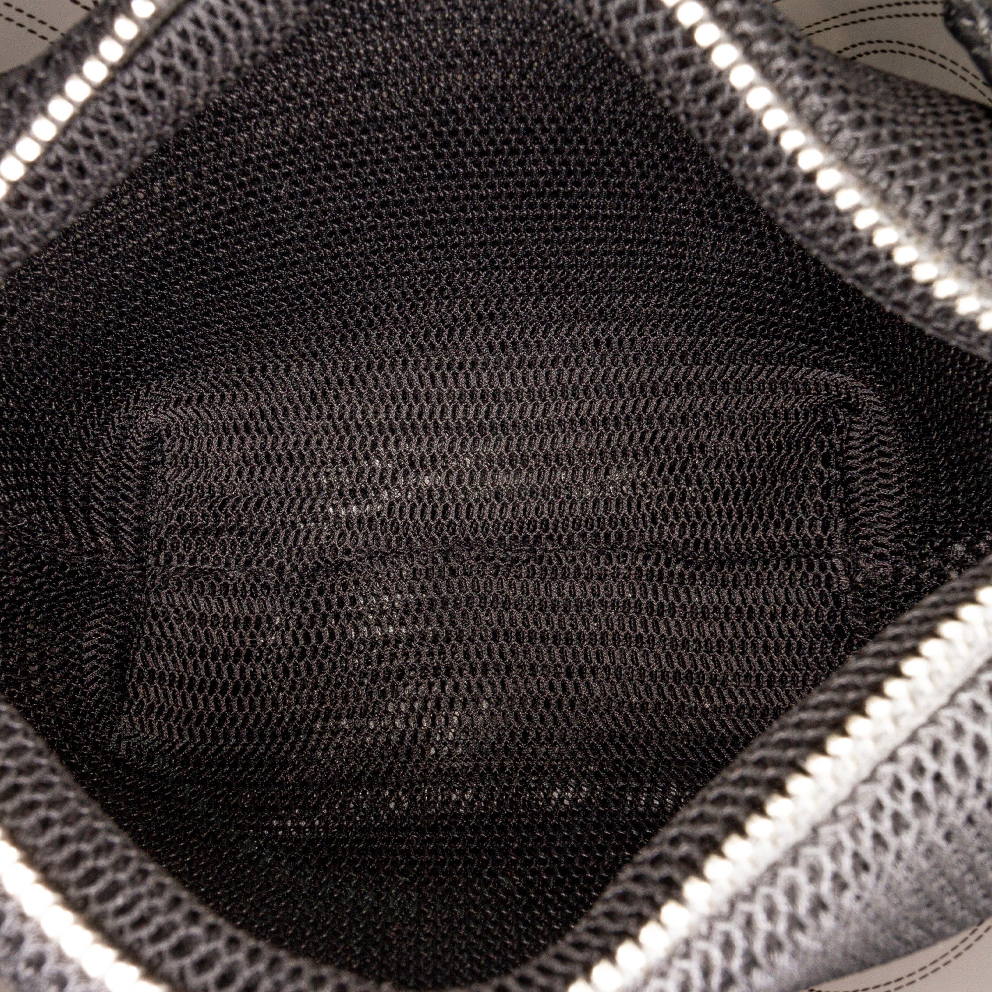 Chanel | Pre-Owned Crumpled Calfskin PVC Camellia Bucket - I | Black - Image 6