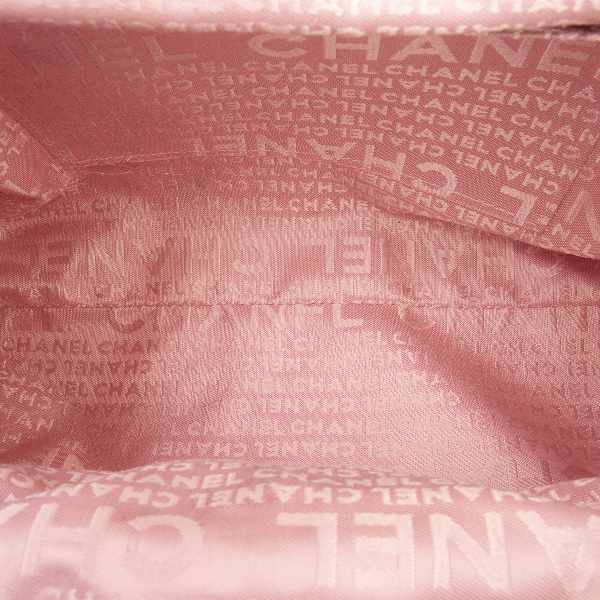 Chanel | Pre-Owned Lambskin Camellia Top Handle Frame Bag | Pink - Image 4