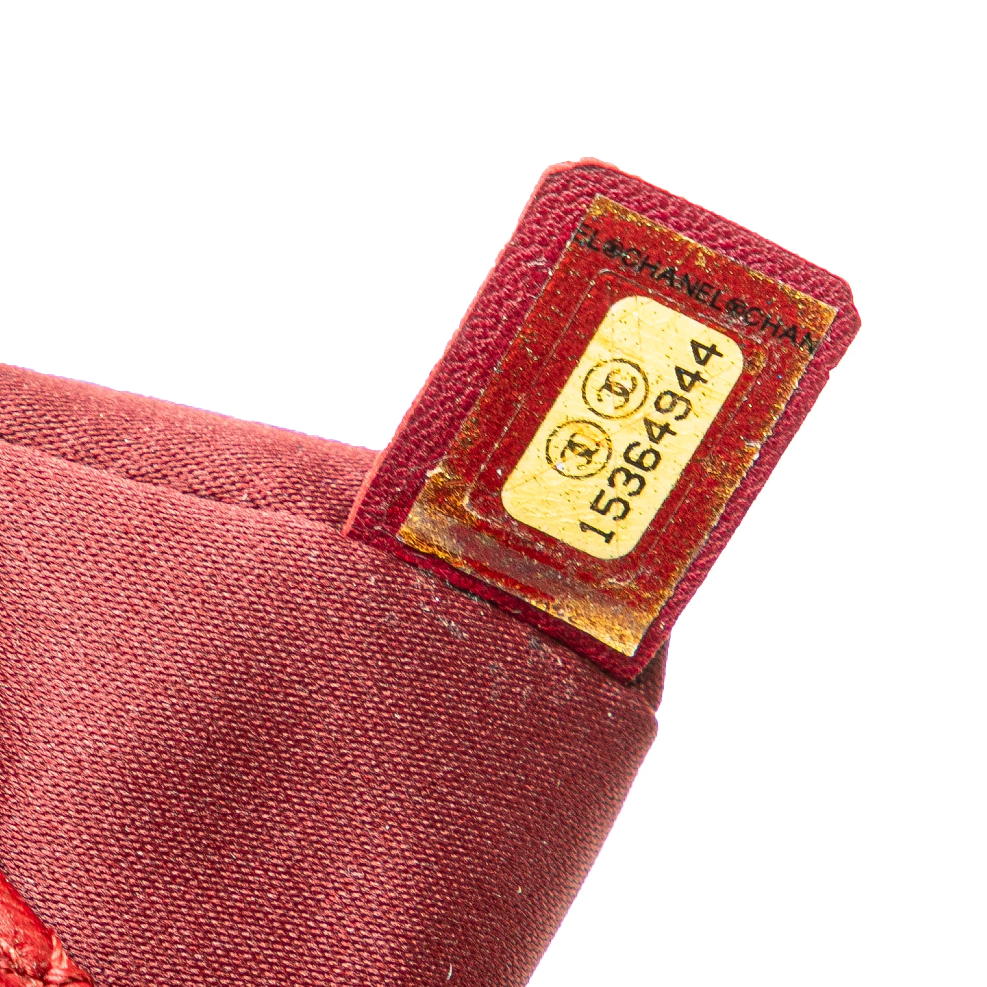 Chanel | Pre-Owned Maxi Lambskin 3 Accordion Flap | Red - Image 10