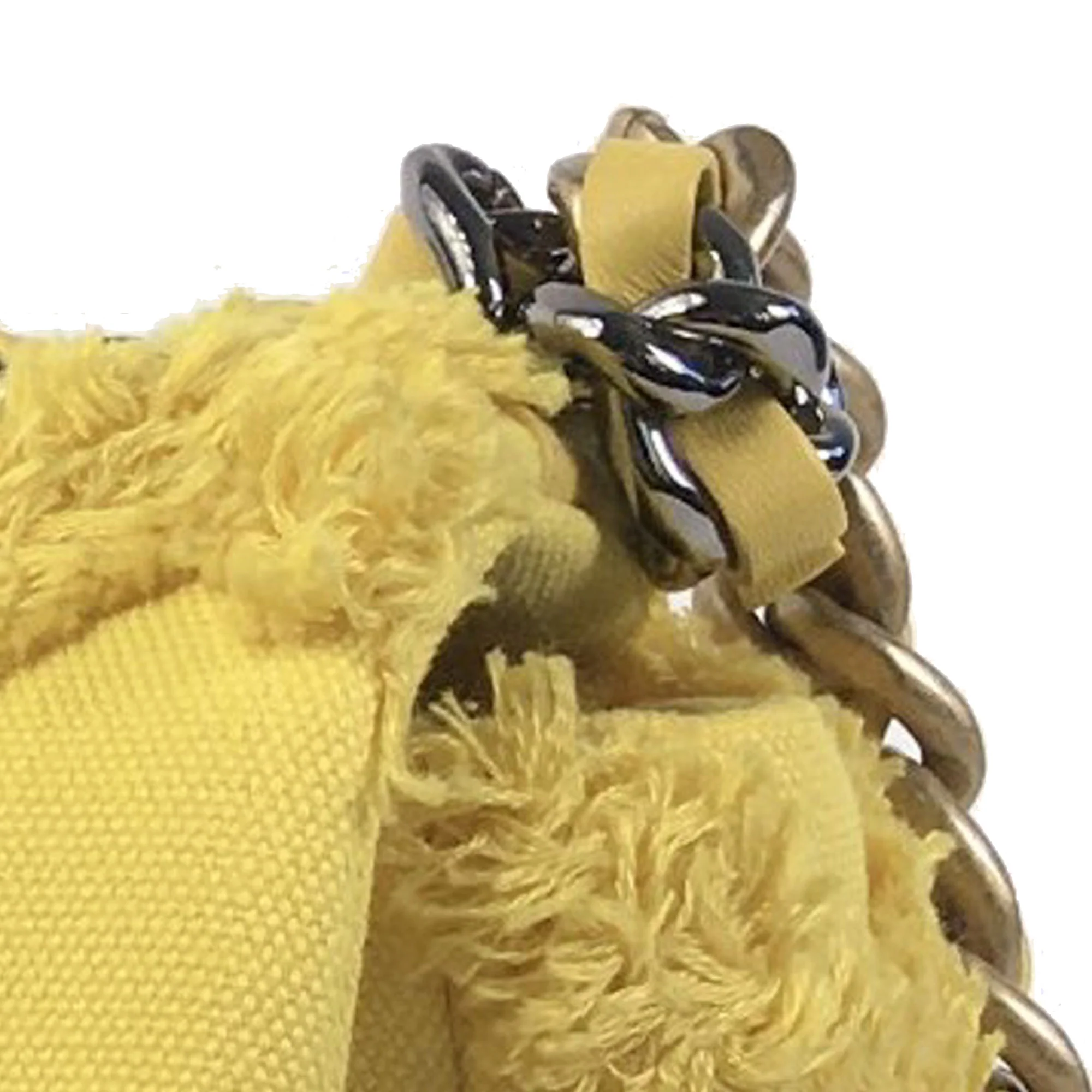 Chanel | Pre-Owned Medium Canvas 19 Flap | Yellow - Image 9