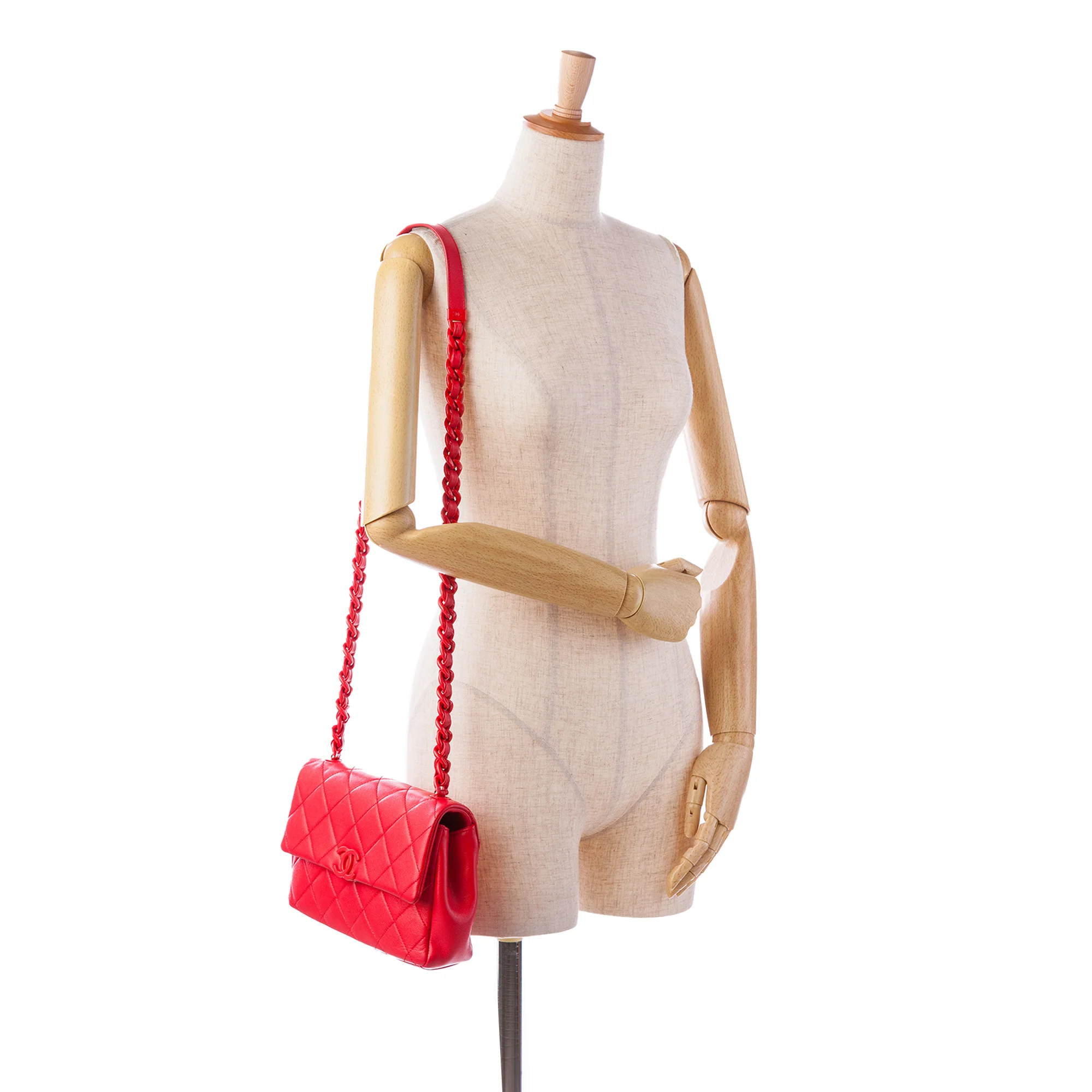 Chanel | Pre-Owned Medium Caviar My Everything Flap | Pink - Image 9