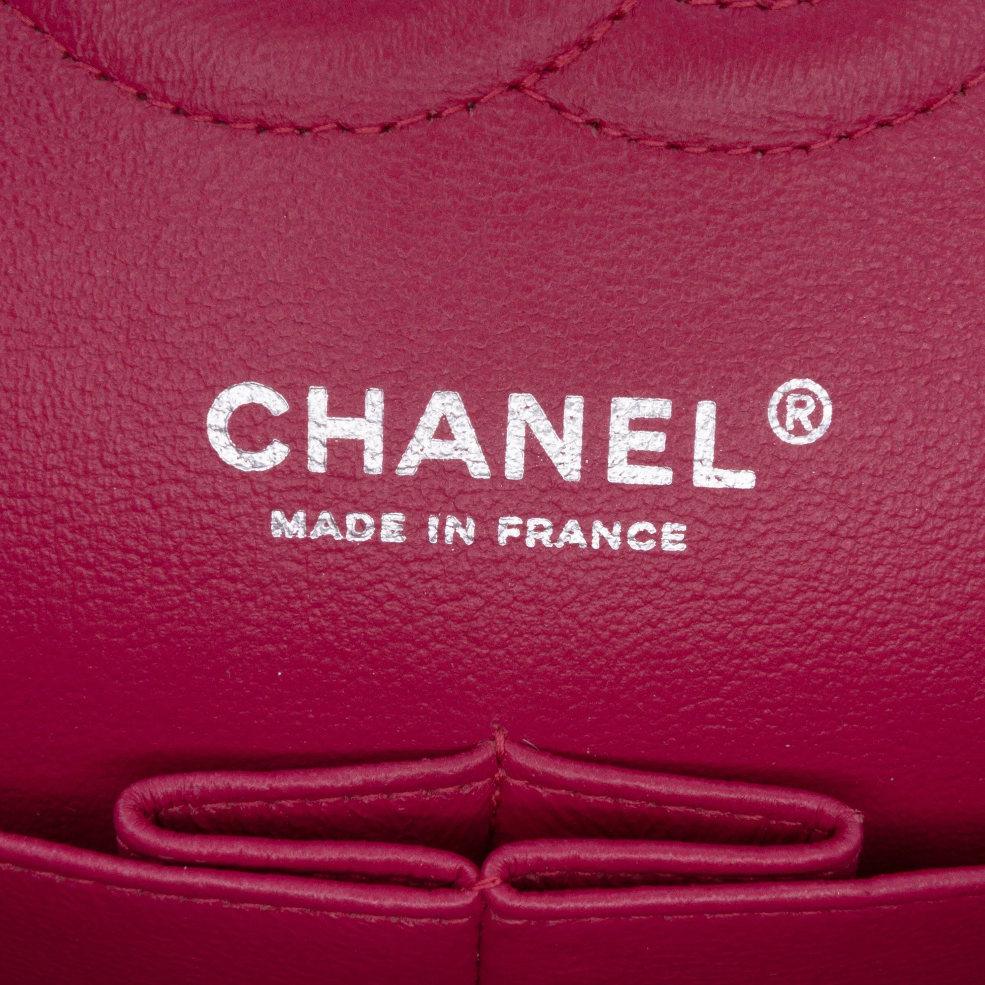 Chanel | Pre-Owned Medium Classic Patent Double Flap | Pink/Strawberry - Image 10