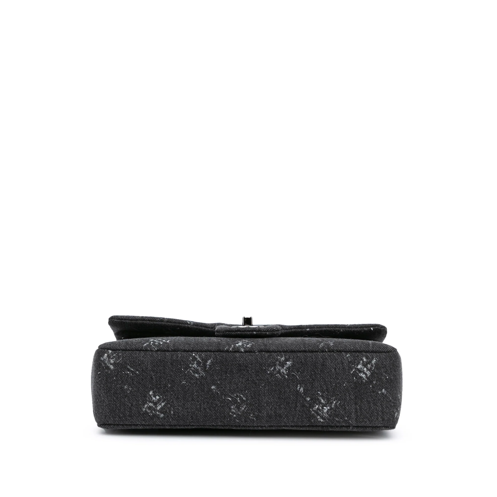 Chanel | Pre-Owned Medium Denim Double Flap | Black - Image 6