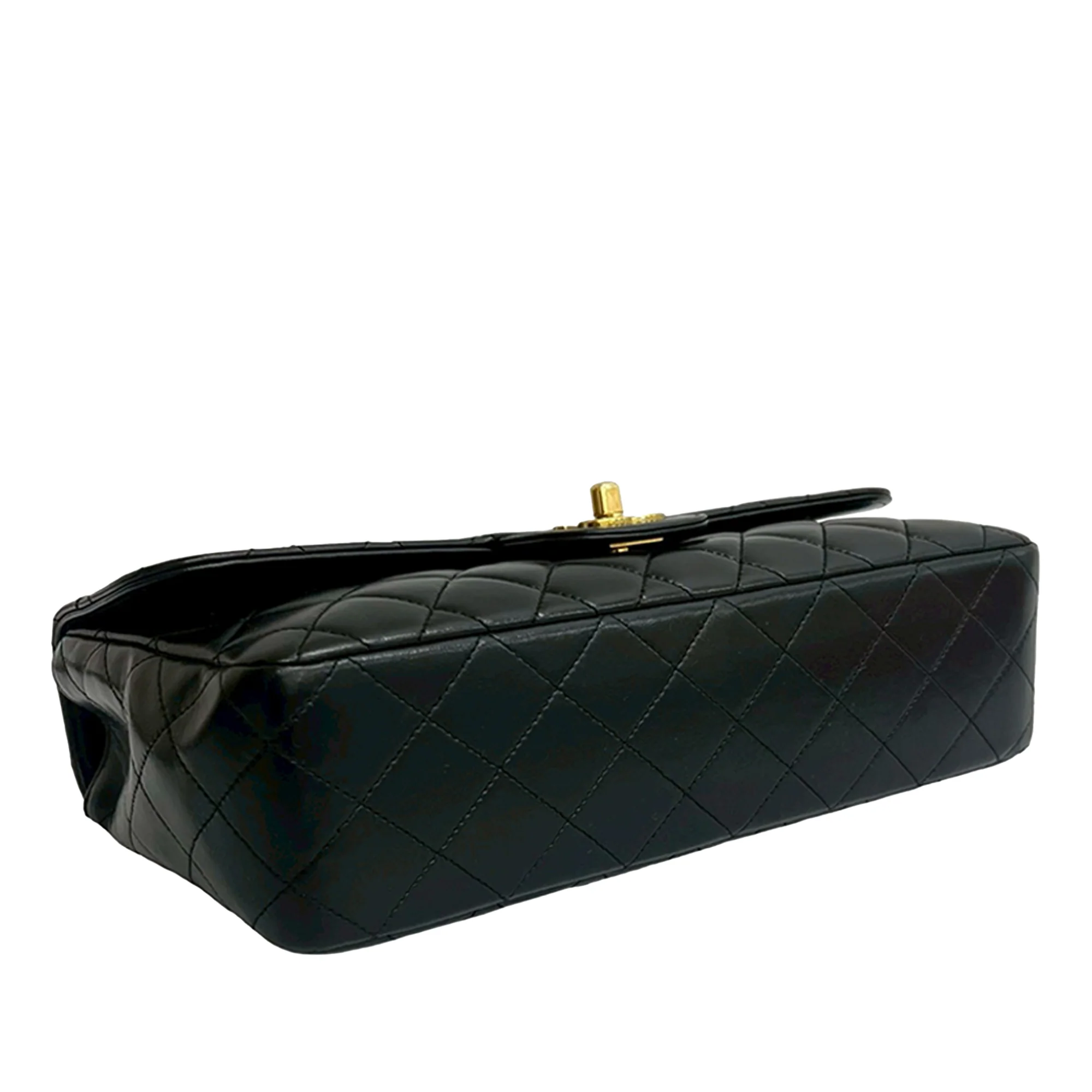 Chanel | Pre-Owned Medium Lambskin Kelly Parent Top Handle Bag | Black - Image 2