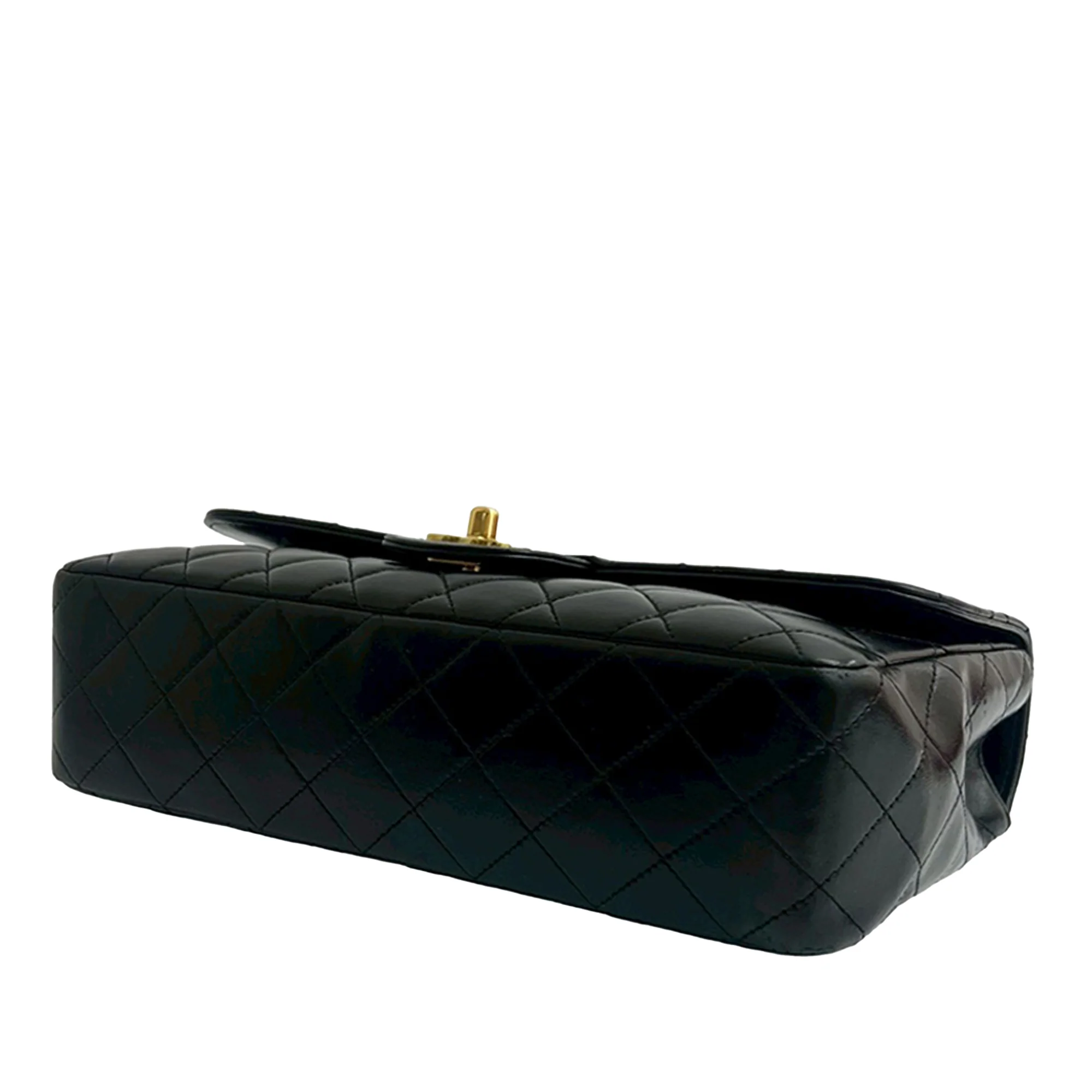 Chanel | Pre-Owned Medium Lambskin Kelly Parent Top Handle Bag | Black - Image 3