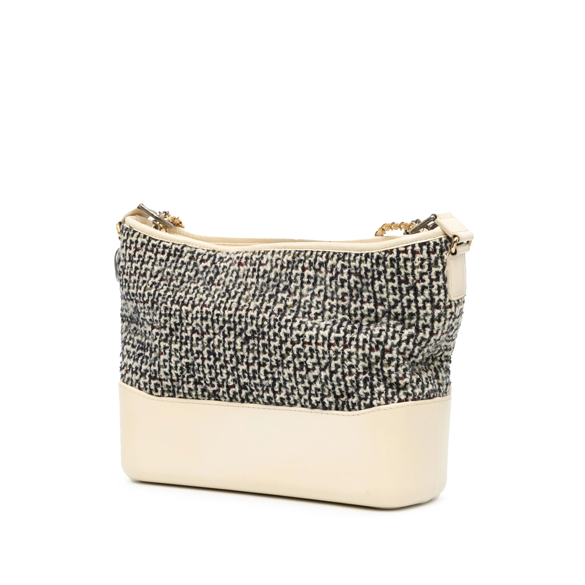 Chanel | Pre-Owned Medium Tweed and Lambskin Gabrielle Crossbody | Blue/Navy - Image 3