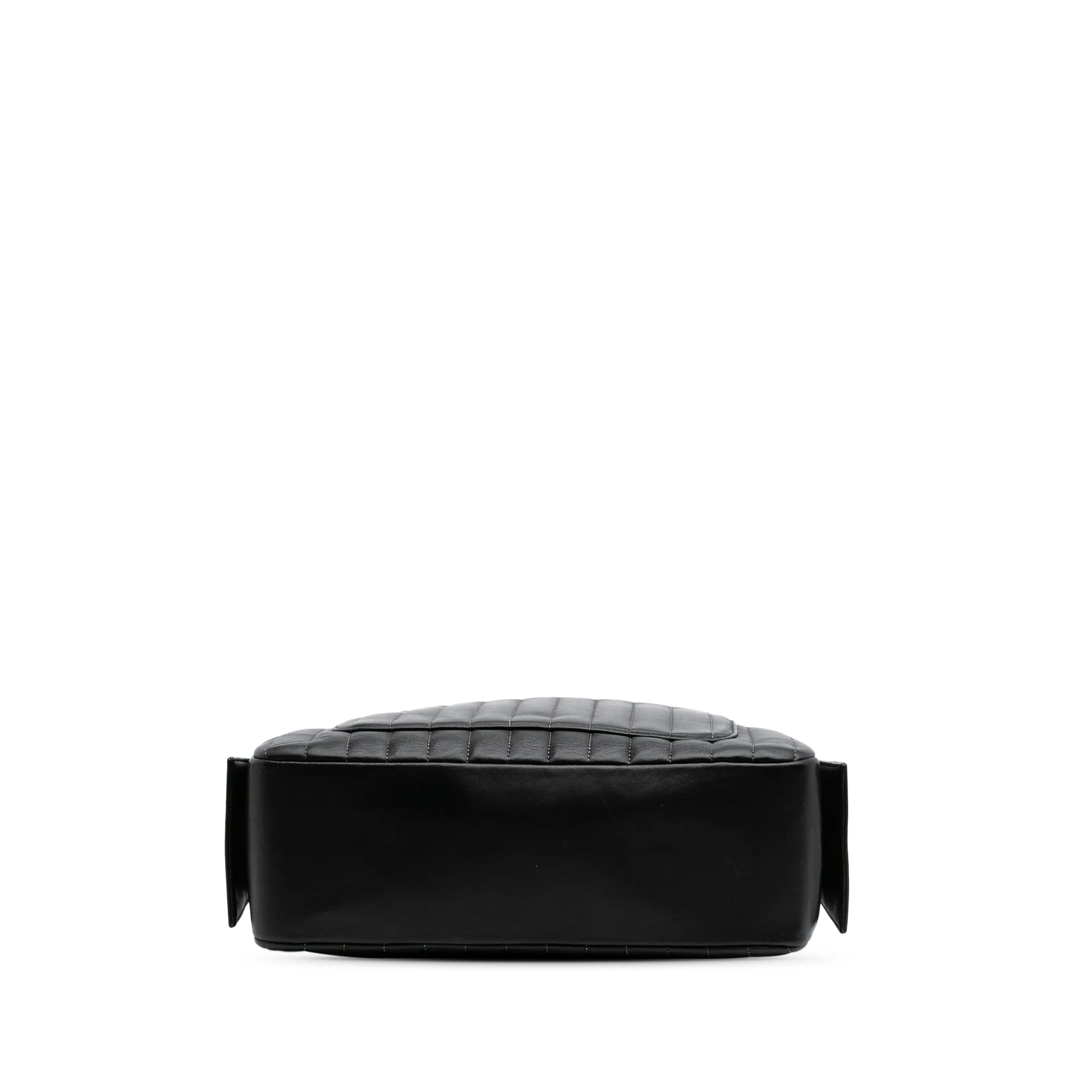 Chanel | Pre-Owned Medium Vertical Quilted Lambskin Mademoiselle Camera Bag | Black - Image 3