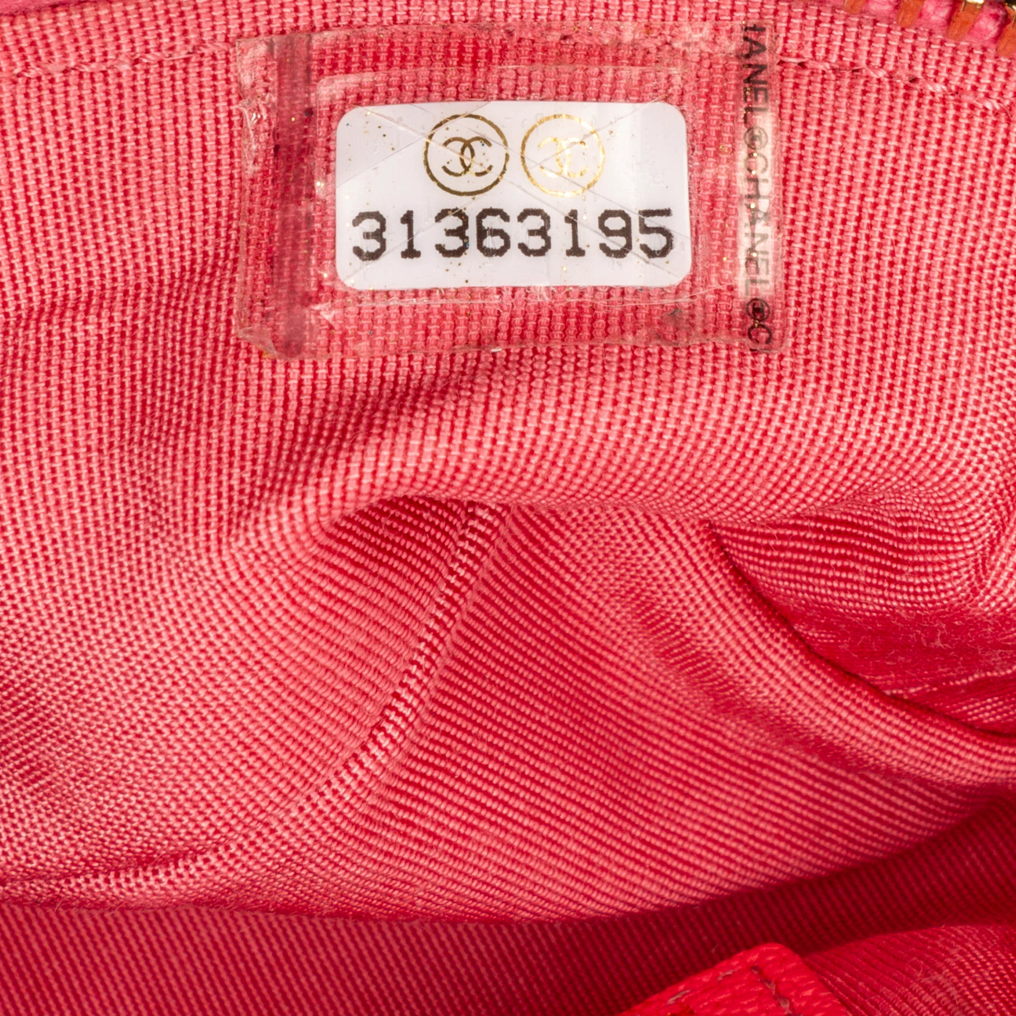 Chanel | Pre-Owned Micro Caviar Chain Vanity Bag | Pink - Image 10