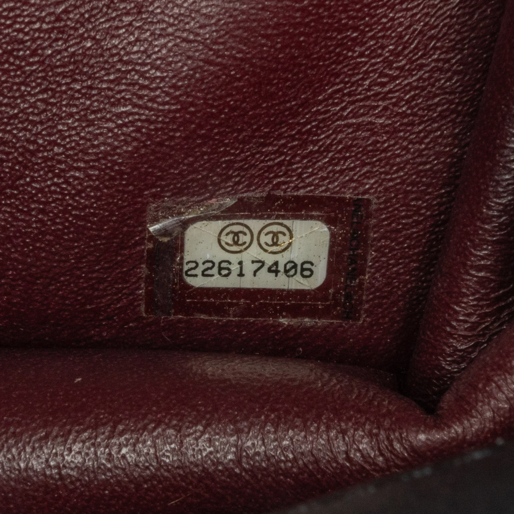 Chanel | Pre-Owned Mini Calfskin Propeller Flap | Black - Image 8