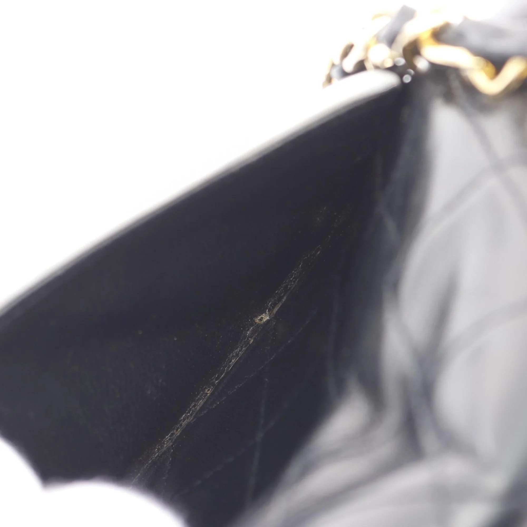 Chanel | Pre-Owned Mini Classic Quilted Lambskin Square Single Flap | Black - Image 5
