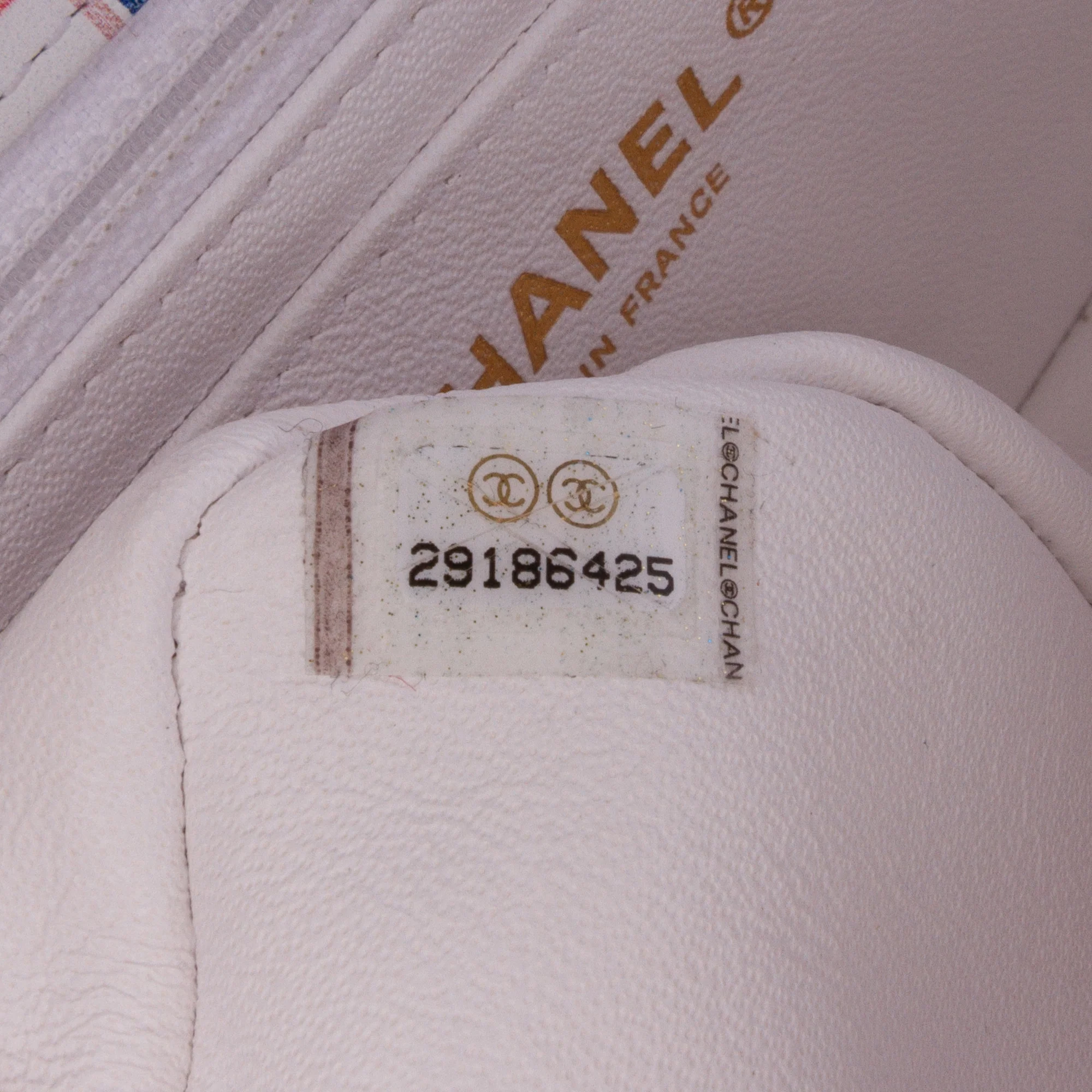 Chanel | Pre-Owned Mini Rectangular Classic Printed Calfskin Single Flap | White - Image 8