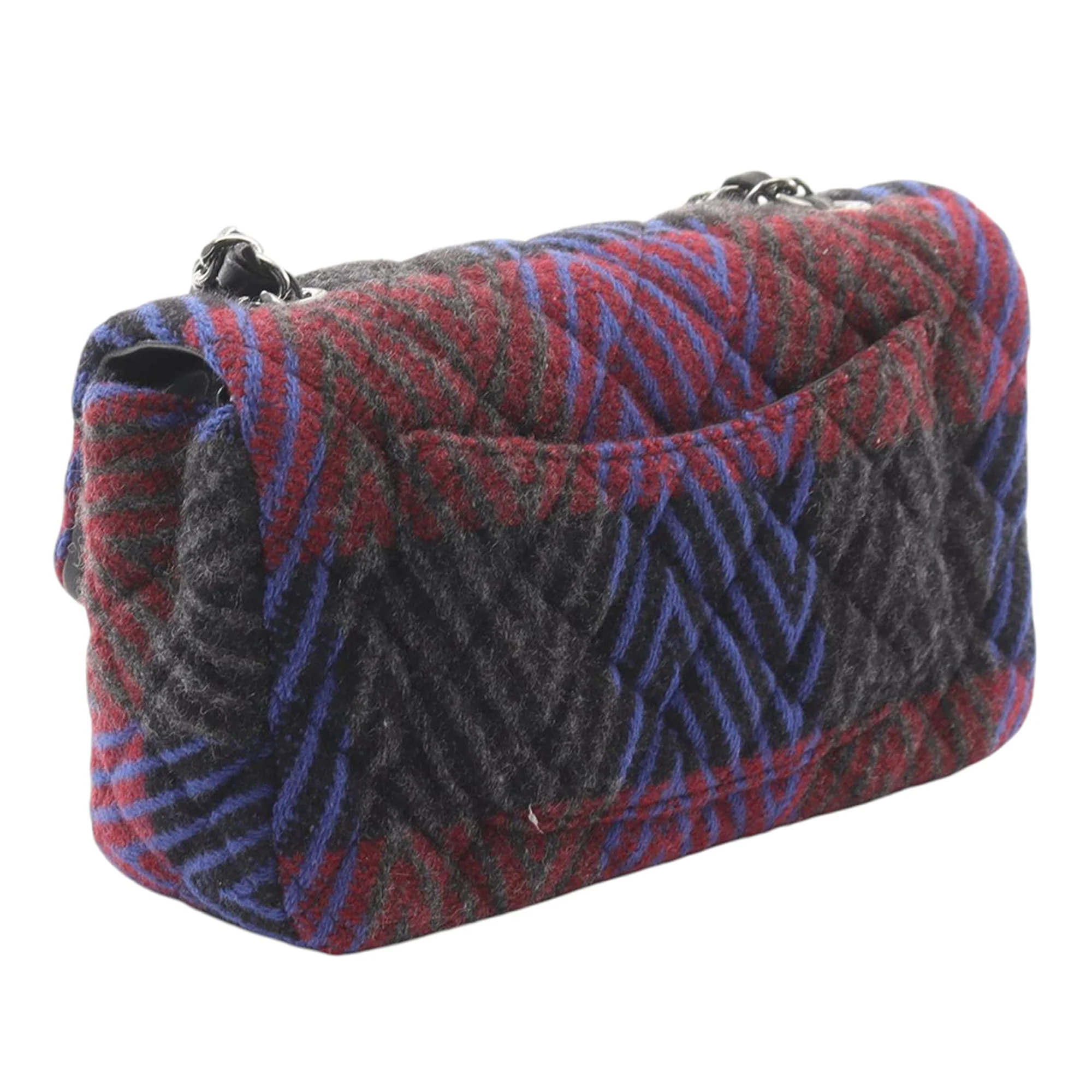 Chanel | Pre-Owned Mini Rectangular Classic Tweed Single Flap | Multi - Image 2