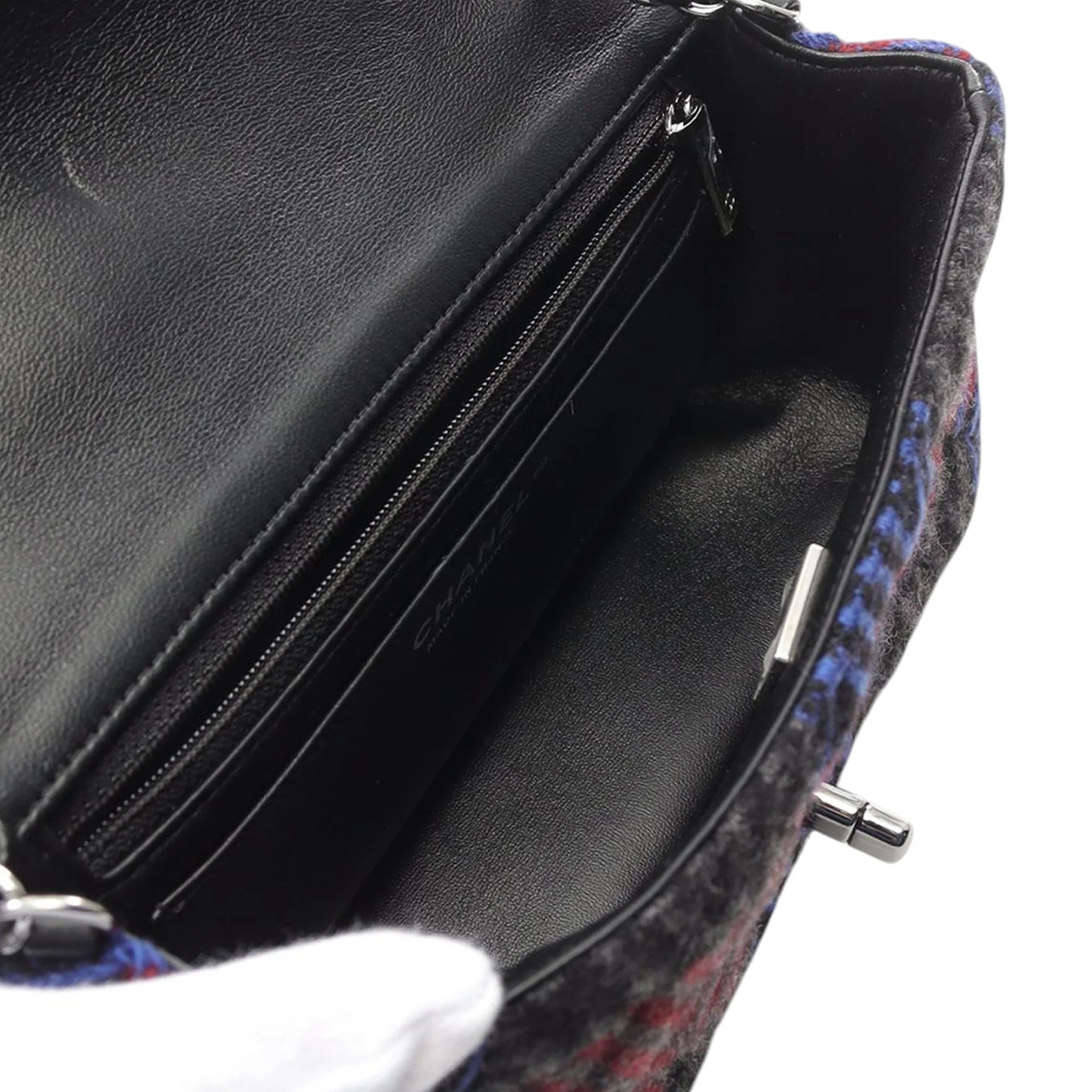 Chanel | Pre-Owned Mini Rectangular Classic Tweed Single Flap | Multi - Image 3