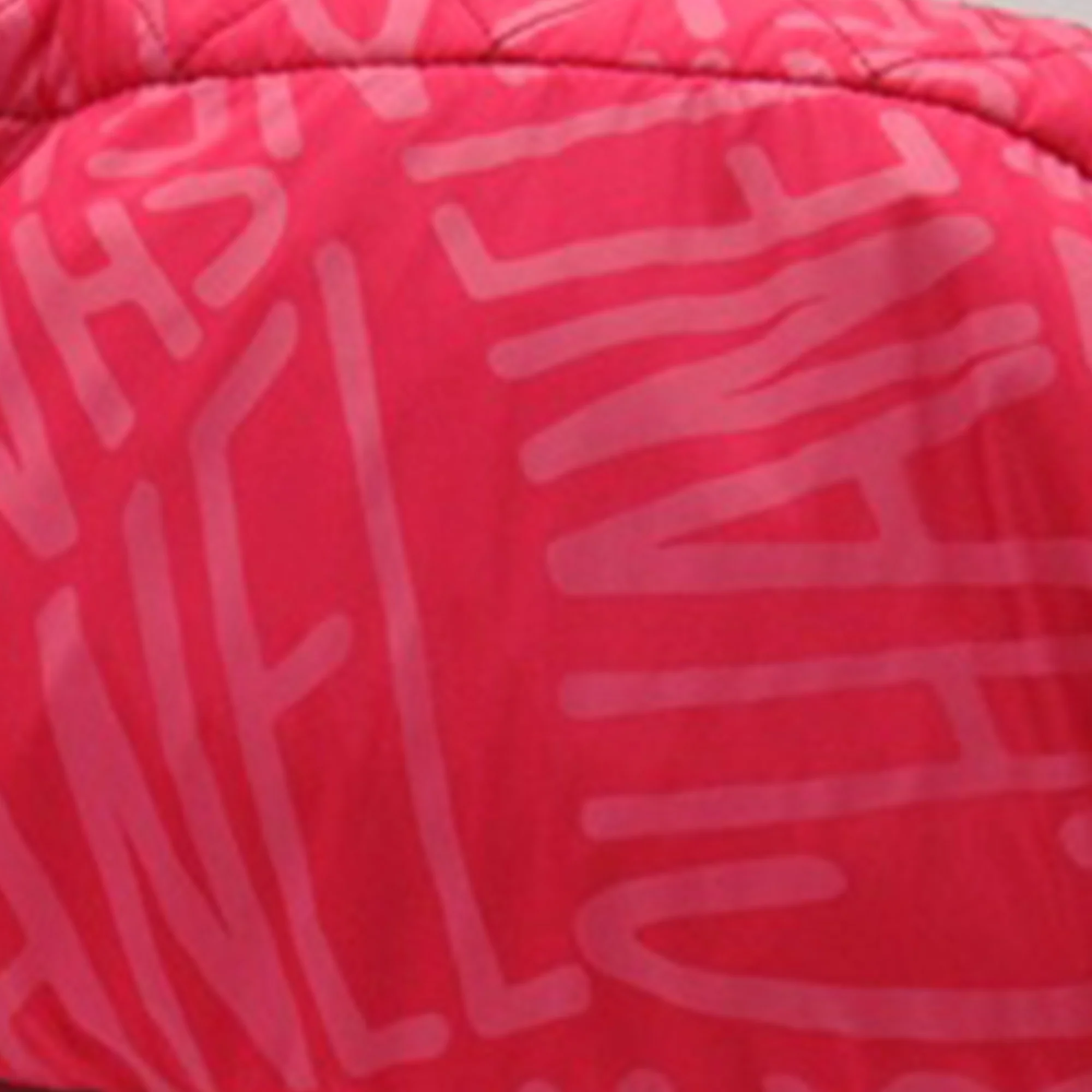 Chanel | Pre-Owned Printed Nylon Coco Neige Convertible Backpack | Pink - Image 9
